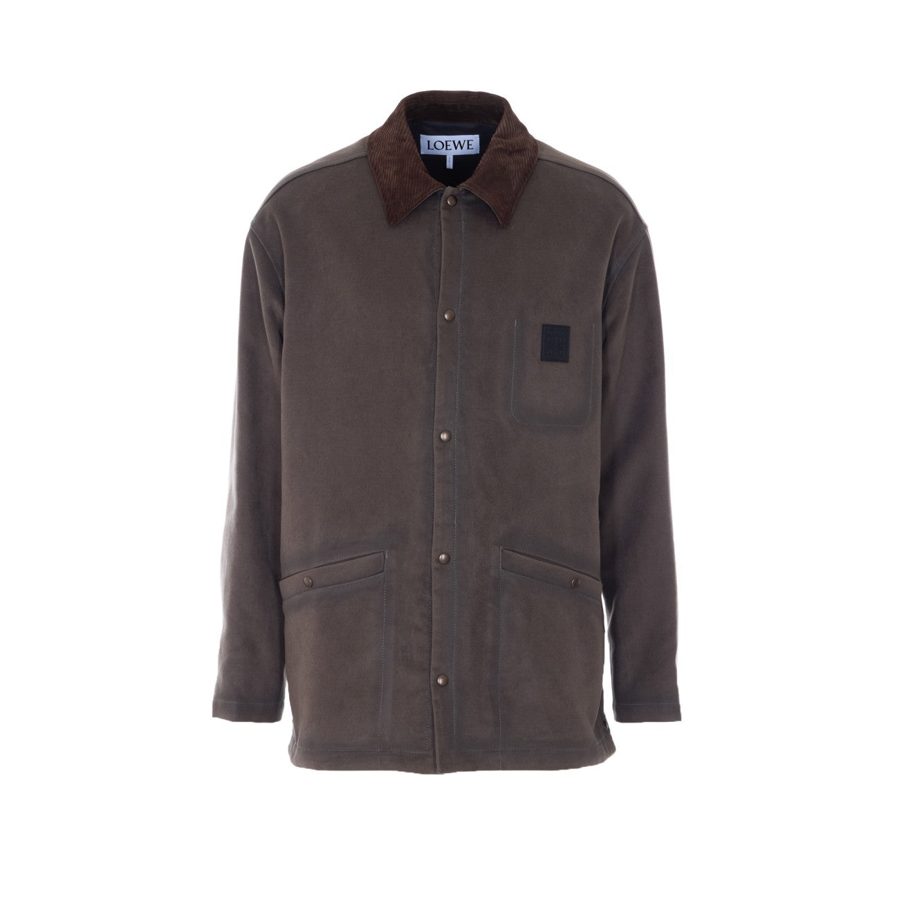 Loewe Men Anagram Patch Logo Overshirt LOEWE