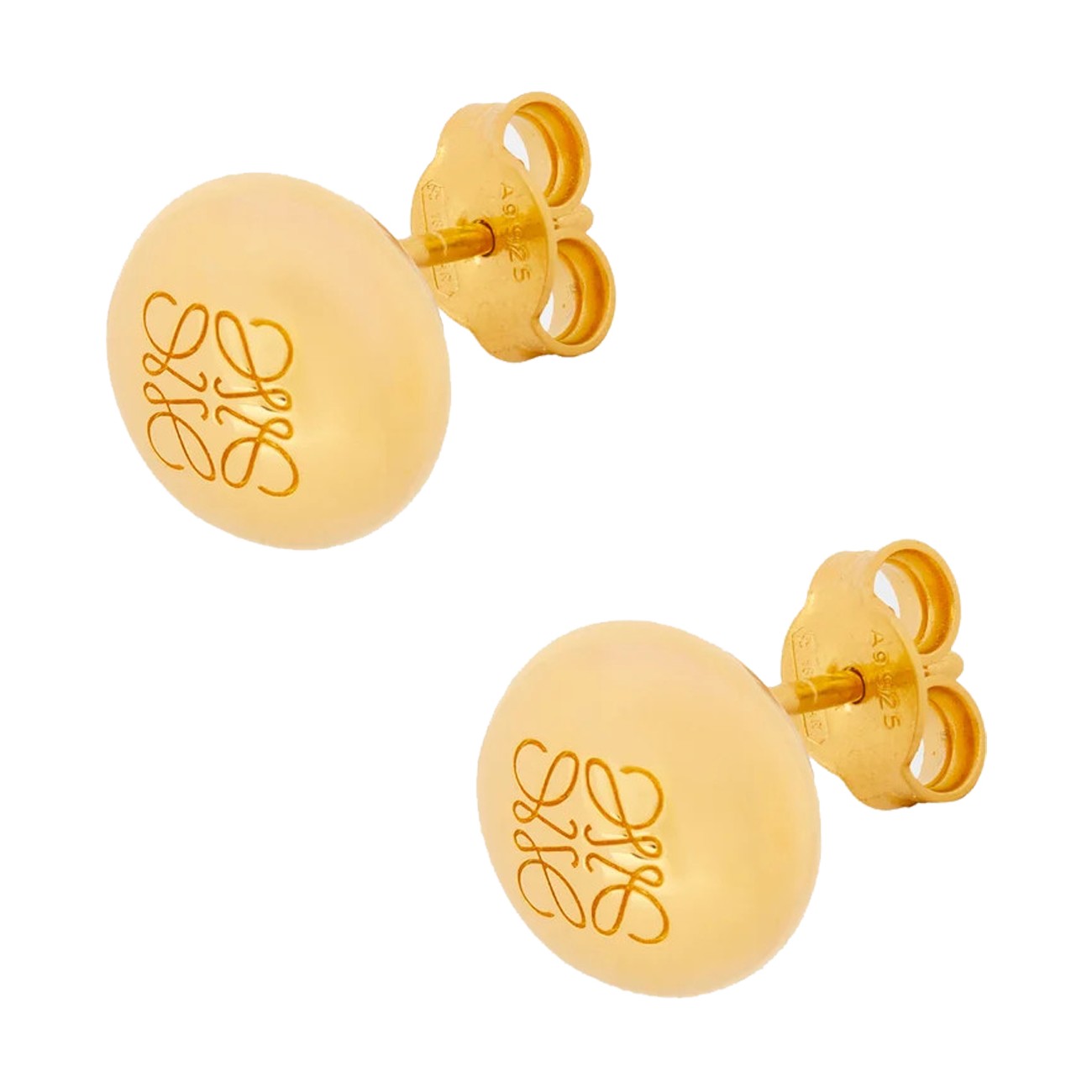 Loewe Women Anagram Pebble Stud Earrings LOEWE