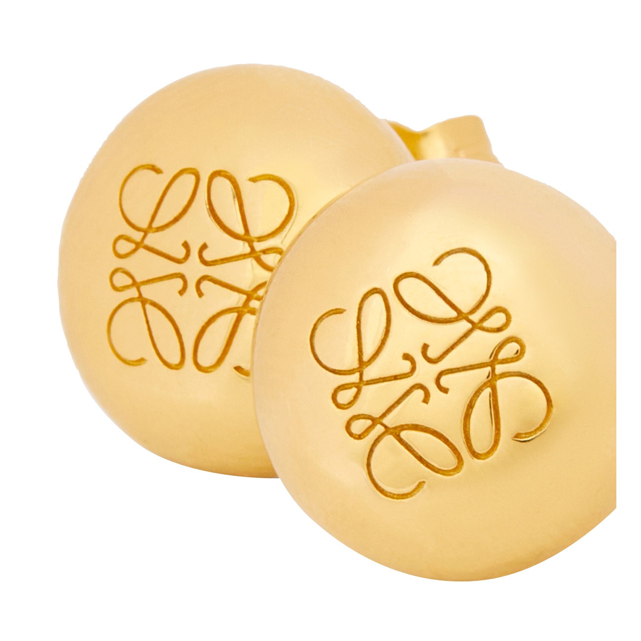 Loewe Women Anagram Pebble Stud Earrings LOEWE