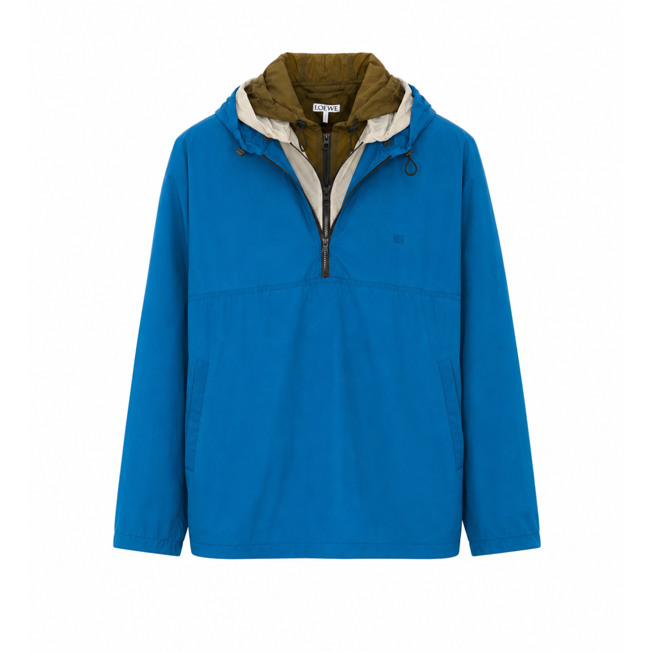 Loewe Men Anorak Jacket With Mini Logo And Technical Shell LOEWE