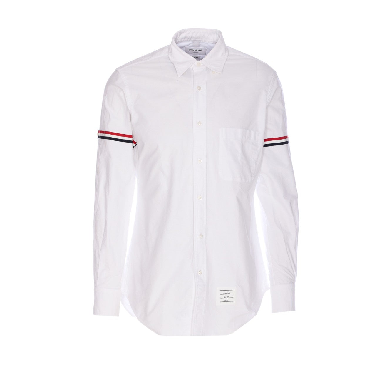 Thom Browne Men Armband Stripe Logo Oxford Shirt THOM BROWNE