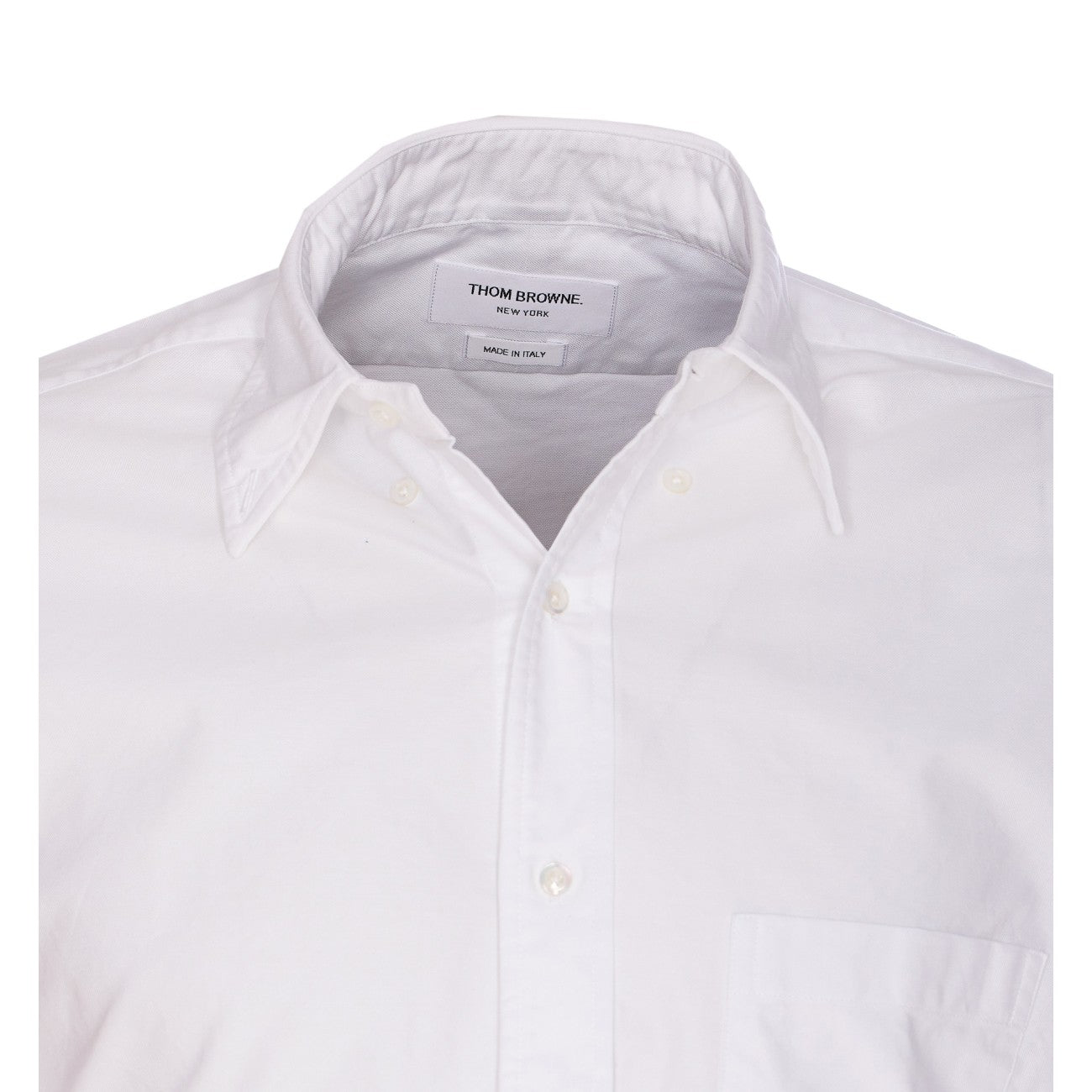Thom Browne Men Armband Stripe Logo Oxford Shirt THOM BROWNE