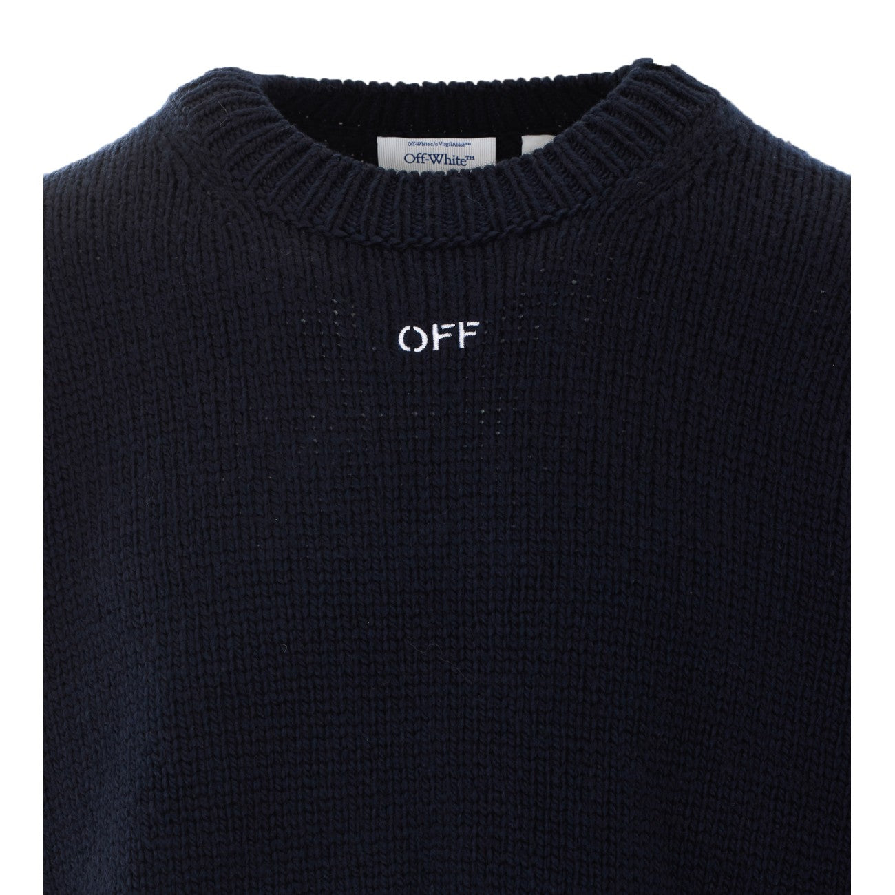Off White Men Arrow Maxi Embroidery Sweater OFF-WHITE