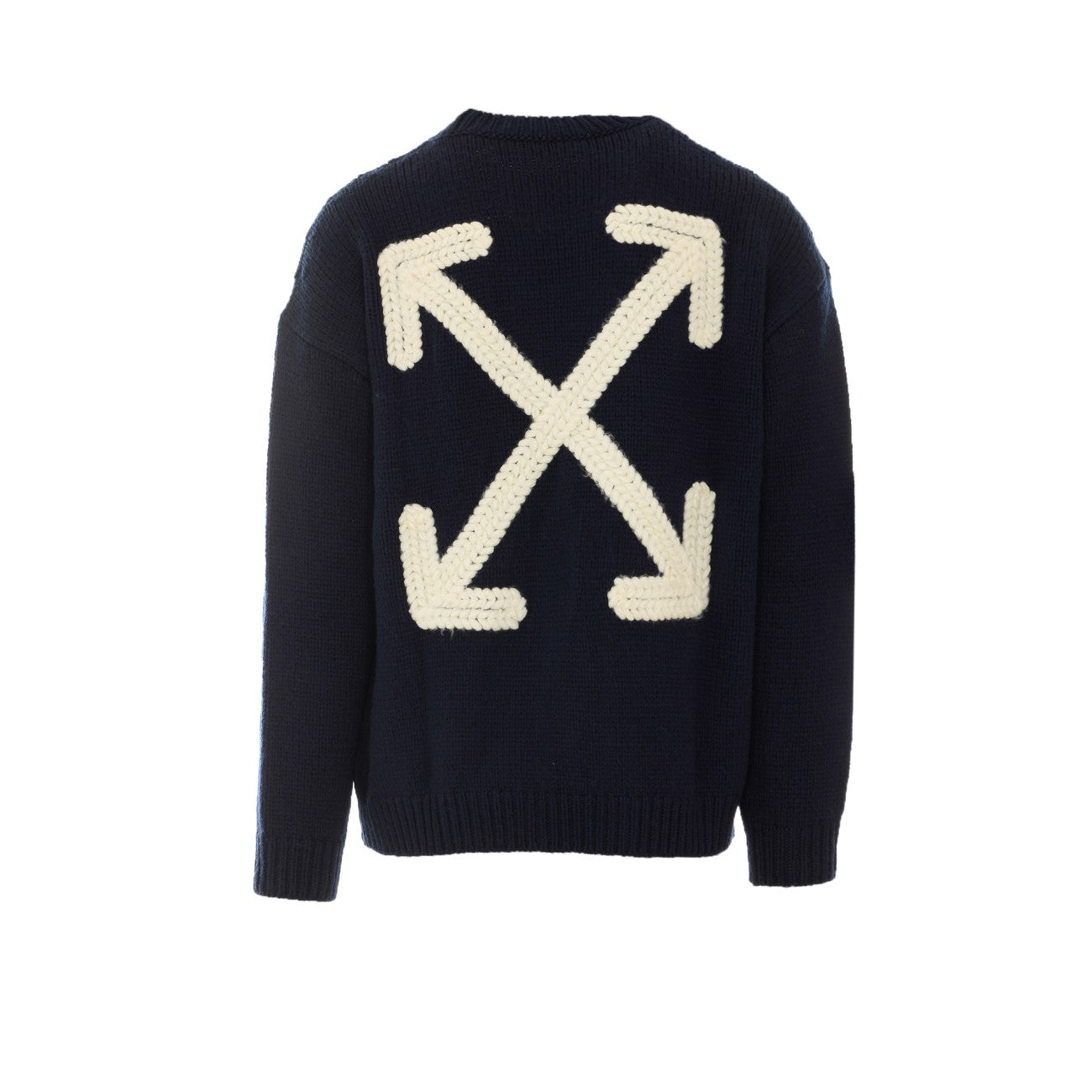 Off White Men Arrow Maxi Embroidery Sweater OFF-WHITE