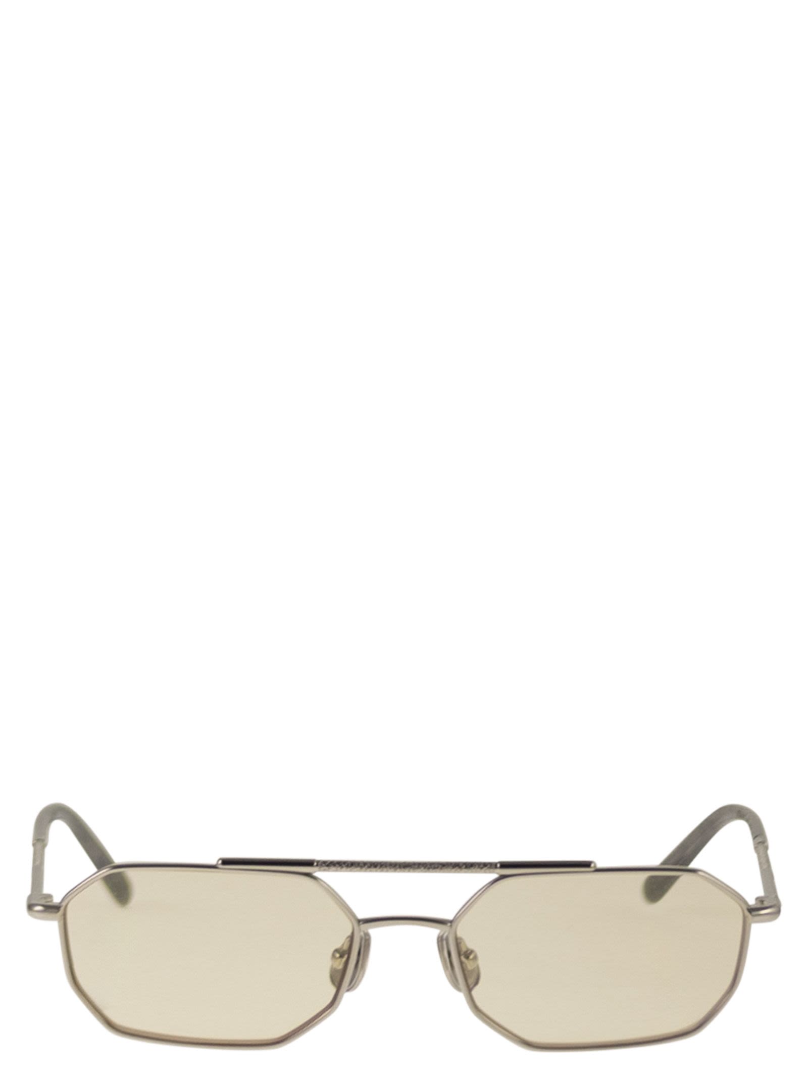 Brunello Cucinelli Women Titanium Sunglasses With Polyamide Lenses BRUNELLO CUCINELLI