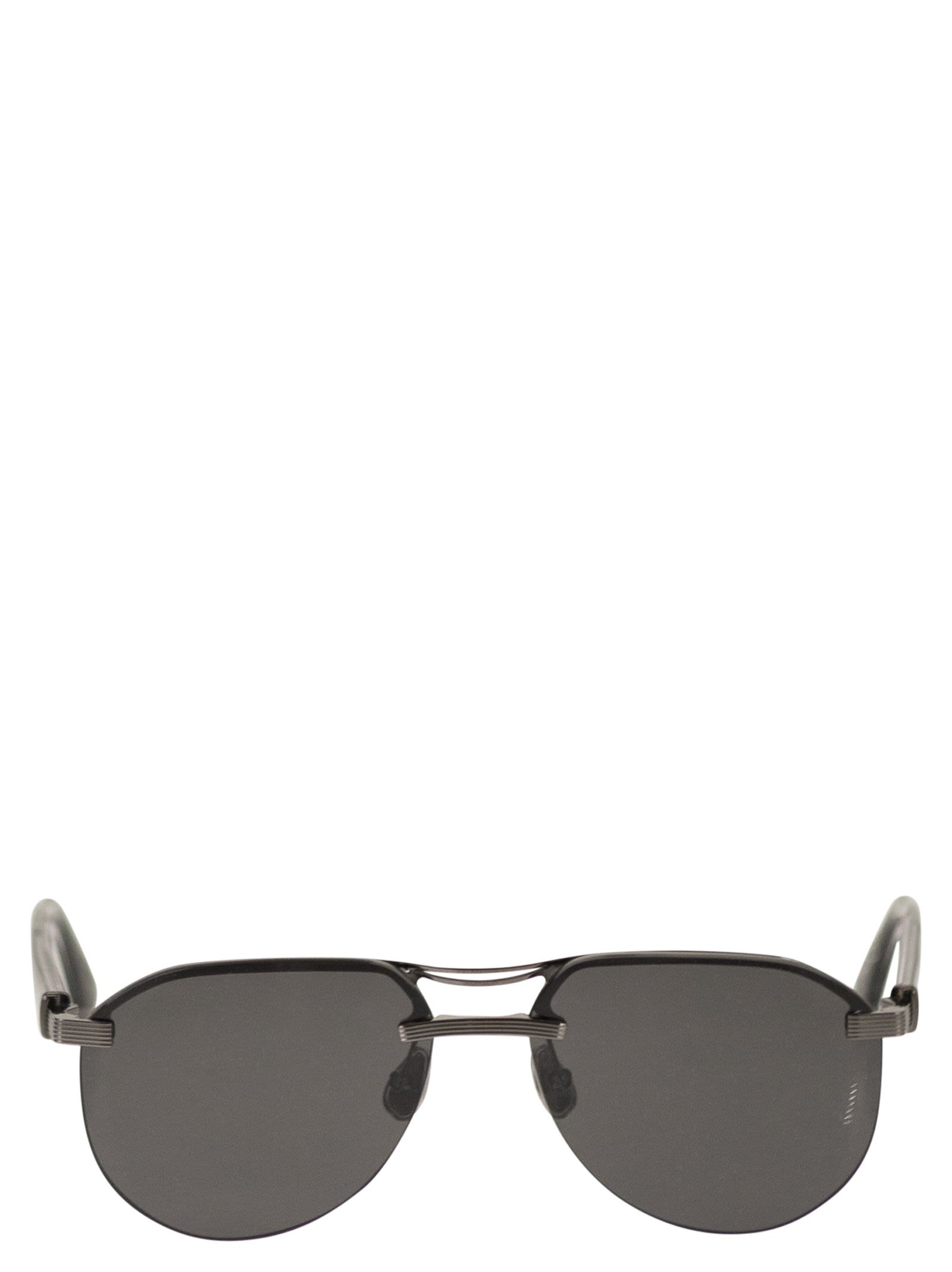 Brunello Cucinelli Men Titanium Sunglasses BRUNELLO CUCINELLI