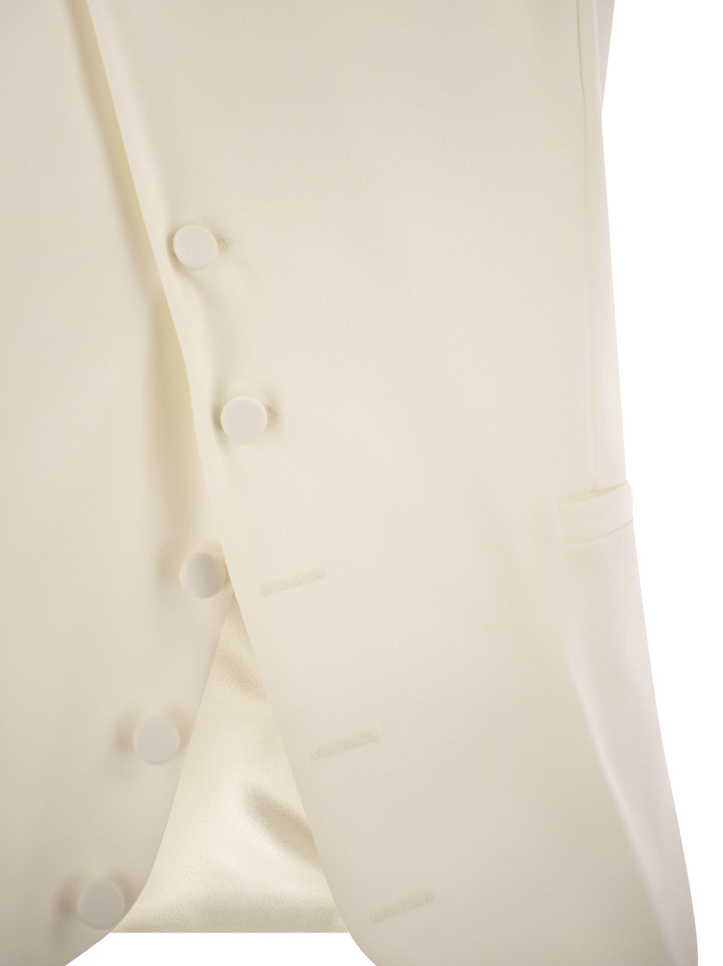 Max Mara Women Selva - Wool Gabardine And Satin Waistcoat MAX MARA