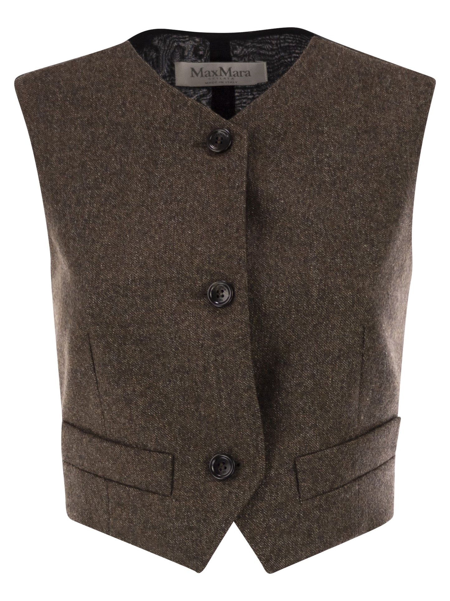 Max Mara Women Bikini1234 - Wool Felt Waistcoat MAX MARA