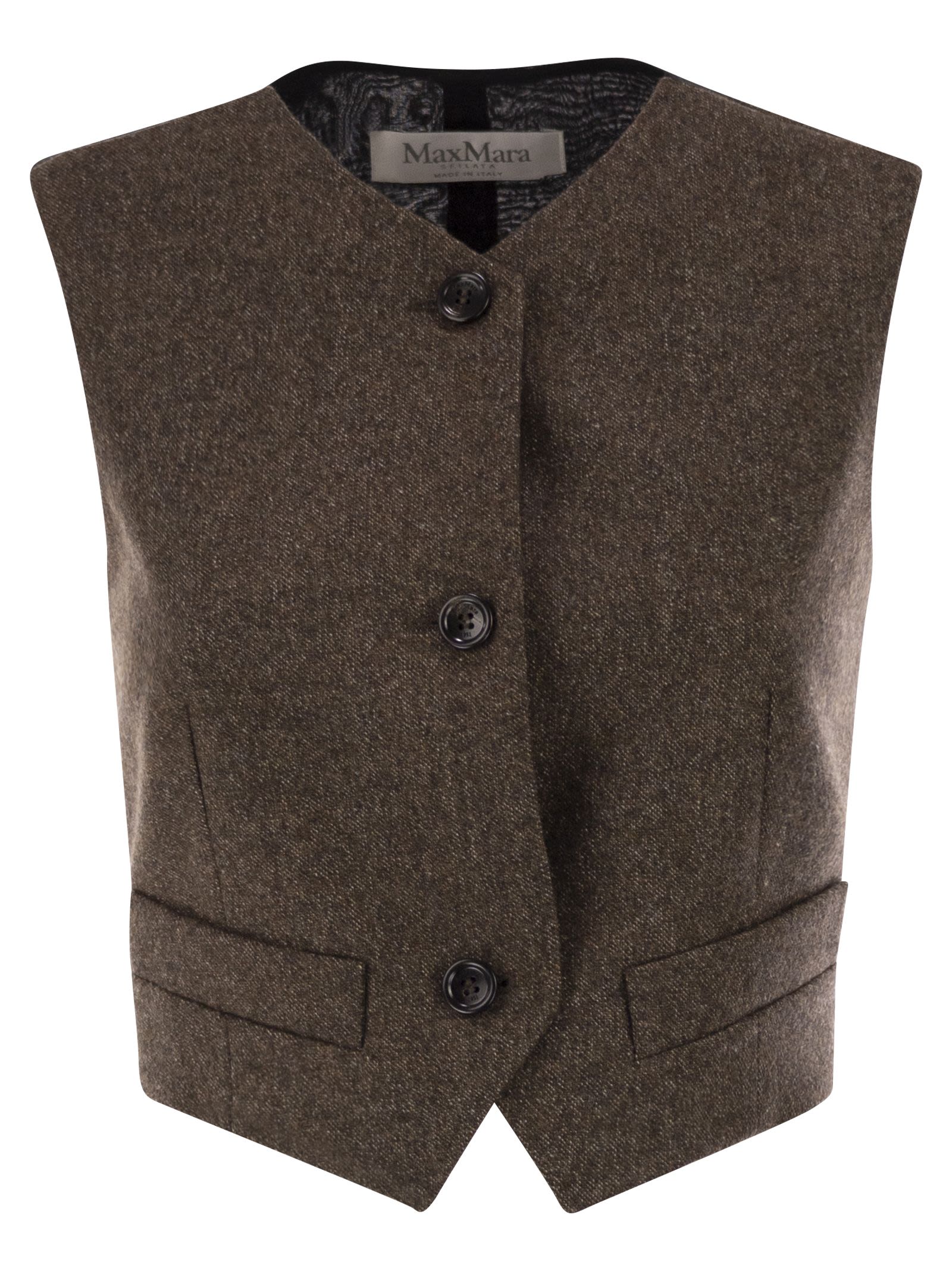 Max Mara Women Bikini1234 - Wool Felt Waistcoat MAX MARA