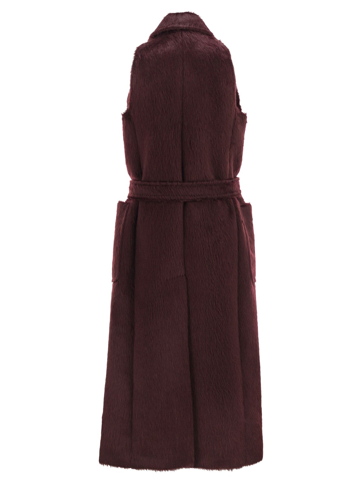 Maxmara Women Abbozzi1234 - Sleeveless Coat In Alpaca And Wool MAX MARA