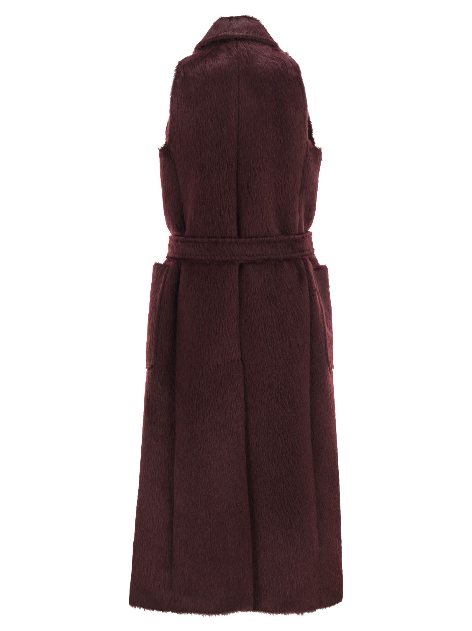 Maxmara Women Abbozzi1234 - Sleeveless Coat In Alpaca And Wool MAX MARA