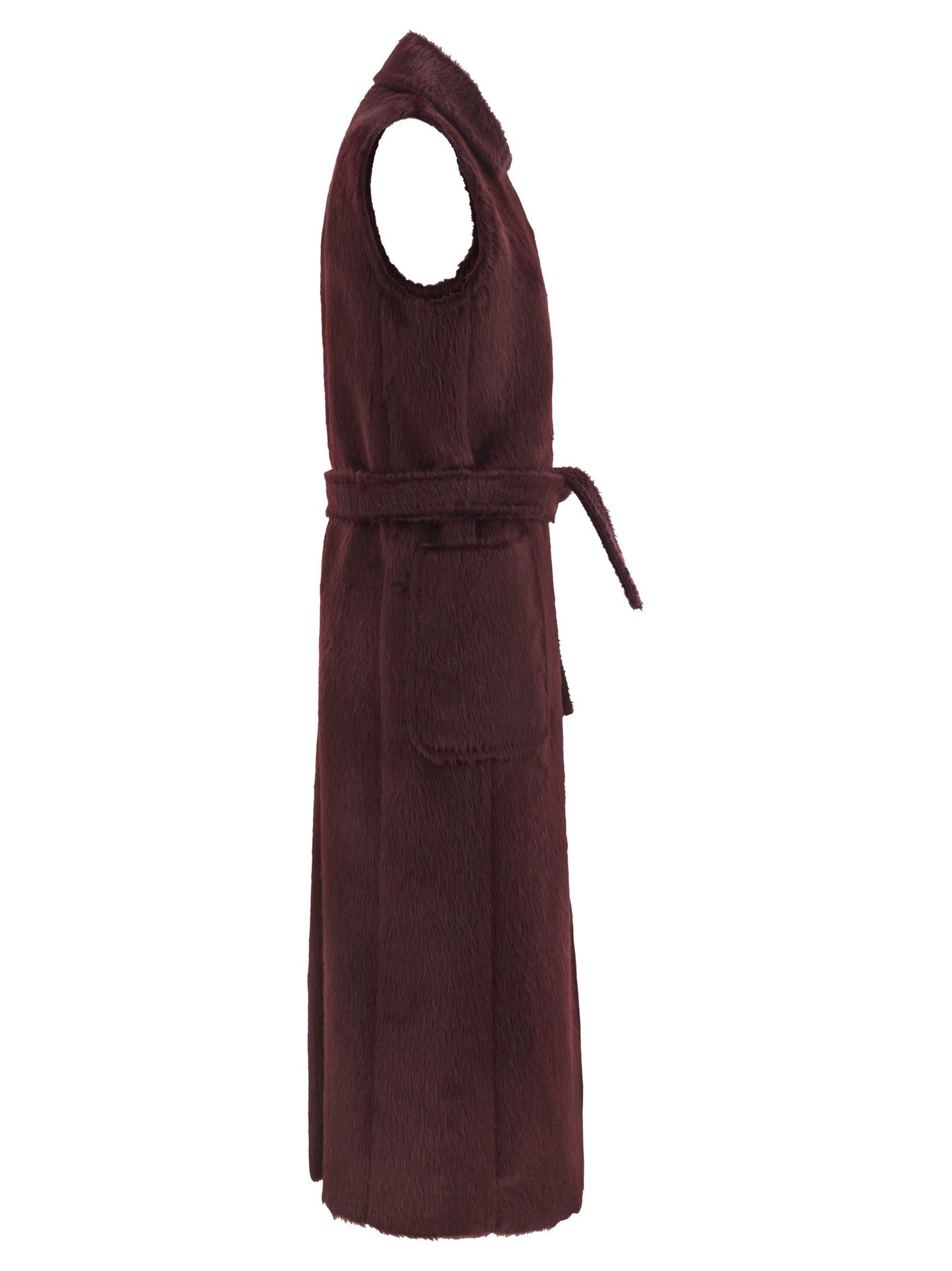 Maxmara Women Abbozzi1234 - Sleeveless Coat In Alpaca And Wool MAX MARA