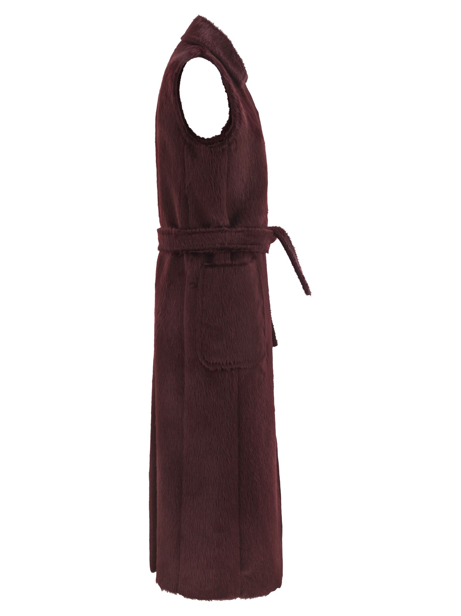 Maxmara Women Abbozzi1234 - Sleeveless Coat In Alpaca And Wool MAX MARA