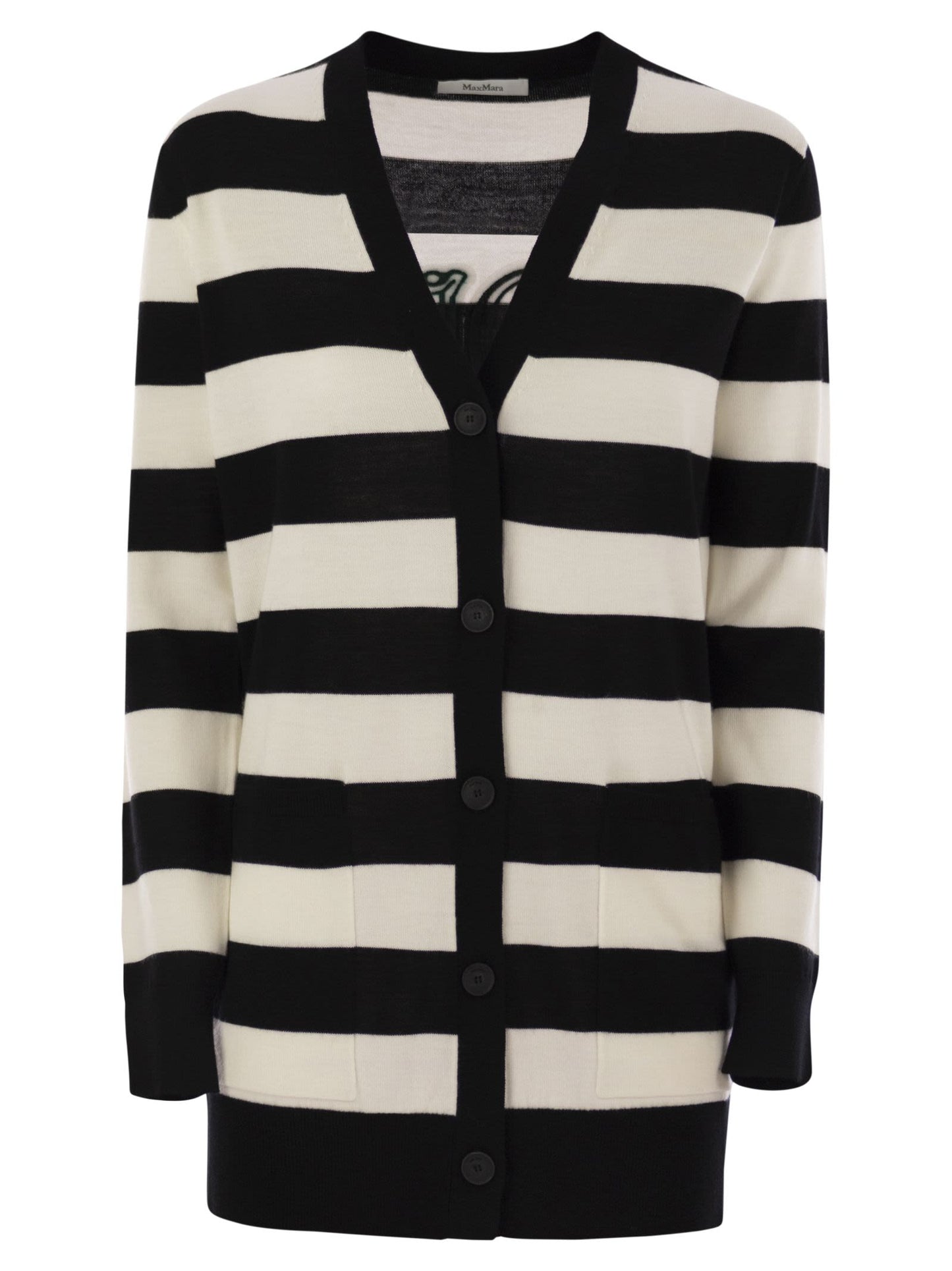 Maxmara Women Fiemme - Long Striped Wool Cardigan MAX MARA