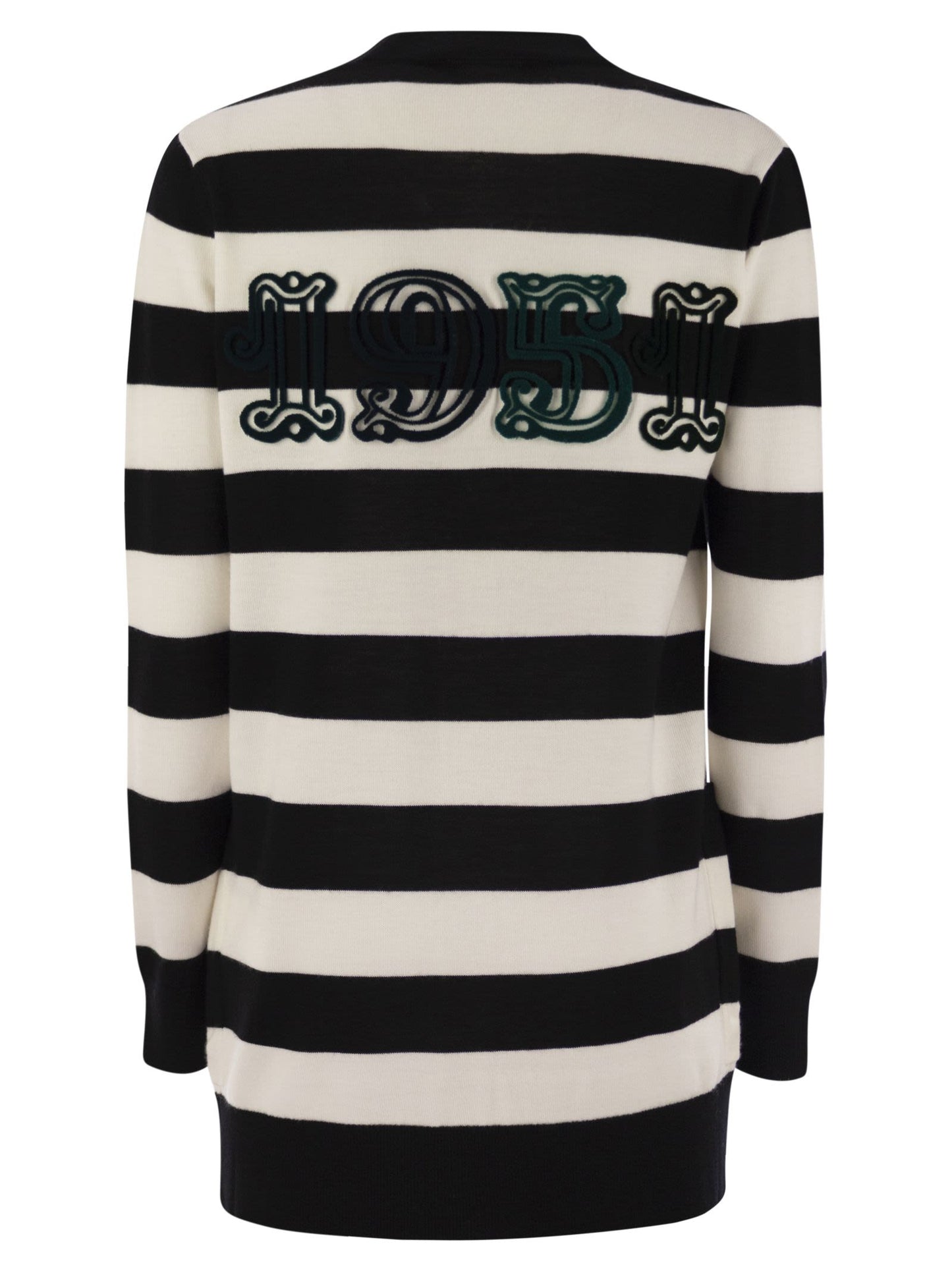 Maxmara Women Fiemme - Long Striped Wool Cardigan MAX MARA