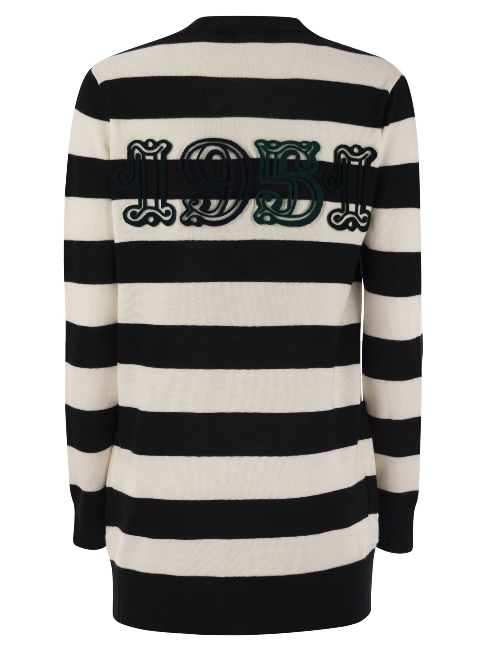Maxmara Women Fiemme - Long Striped Wool Cardigan MAX MARA
