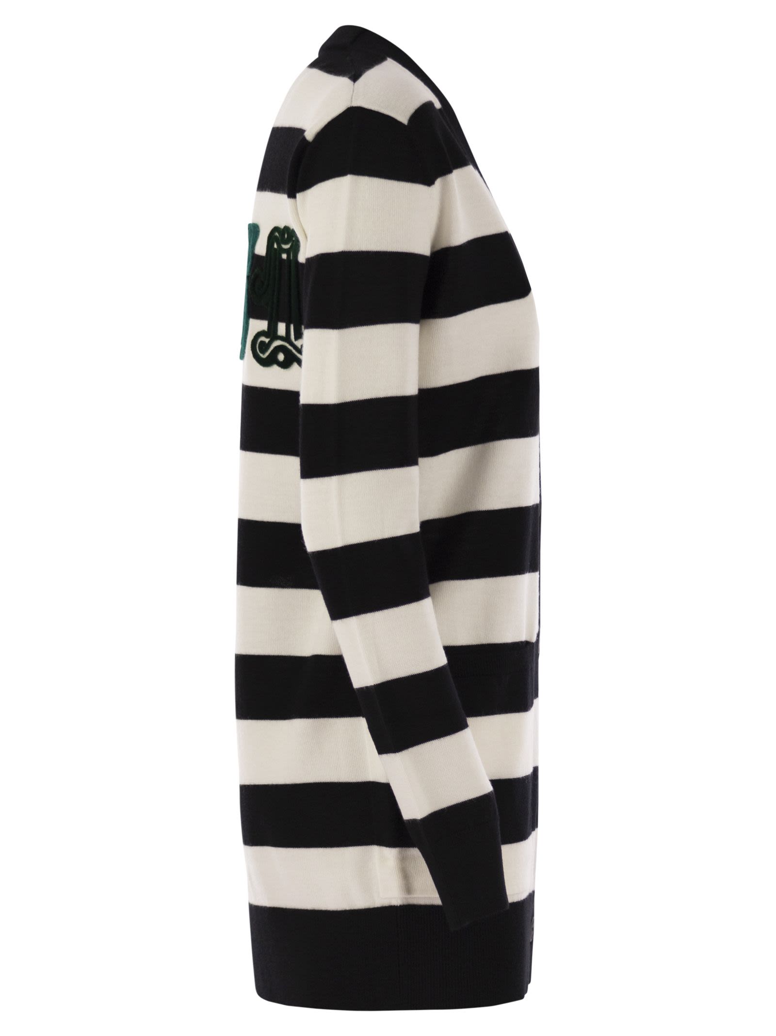 Maxmara Women Fiemme - Long Striped Wool Cardigan MAX MARA