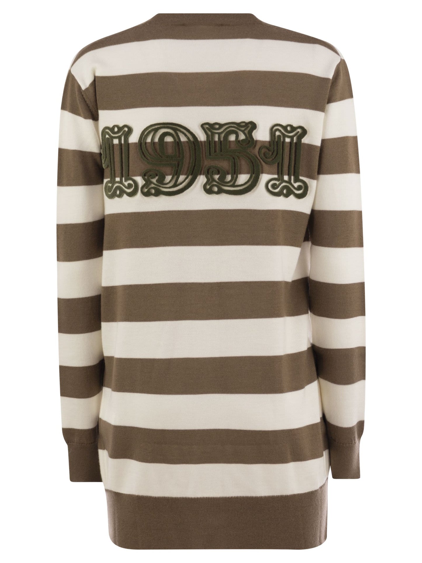 Maxmara Women Fiemme - Long Striped Wool Cardigan MAX MARA