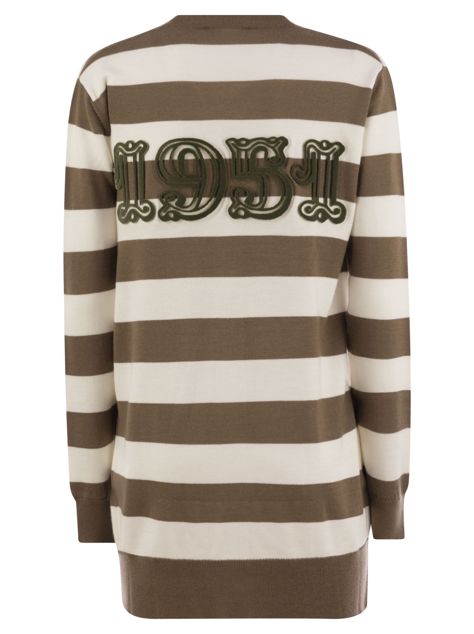Maxmara Women Fiemme - Long Striped Wool Cardigan MAX MARA