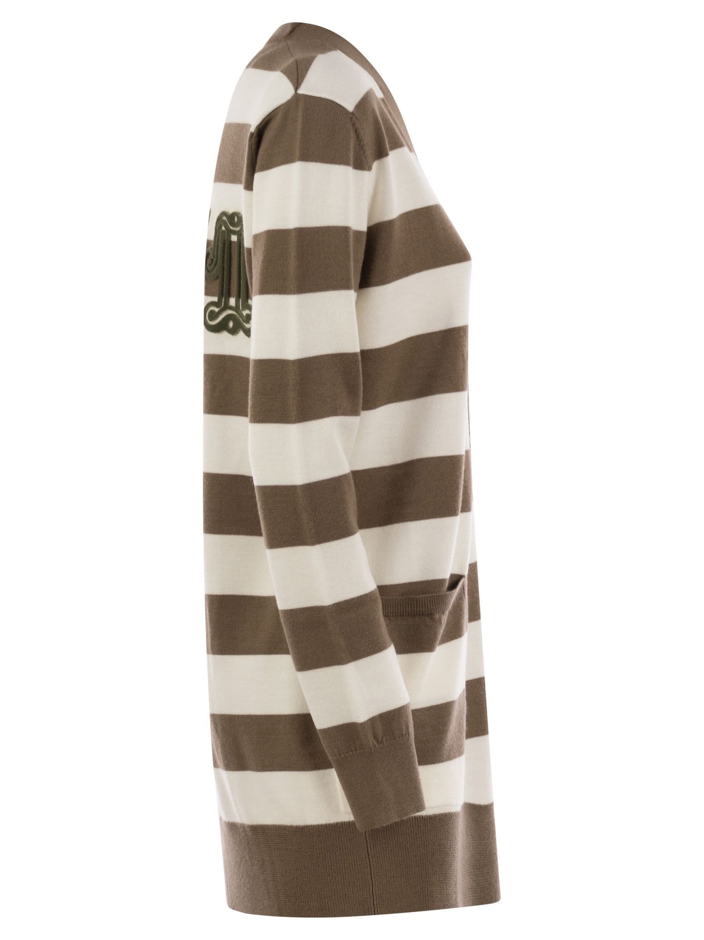 Maxmara Women Fiemme - Long Striped Wool Cardigan MAX MARA