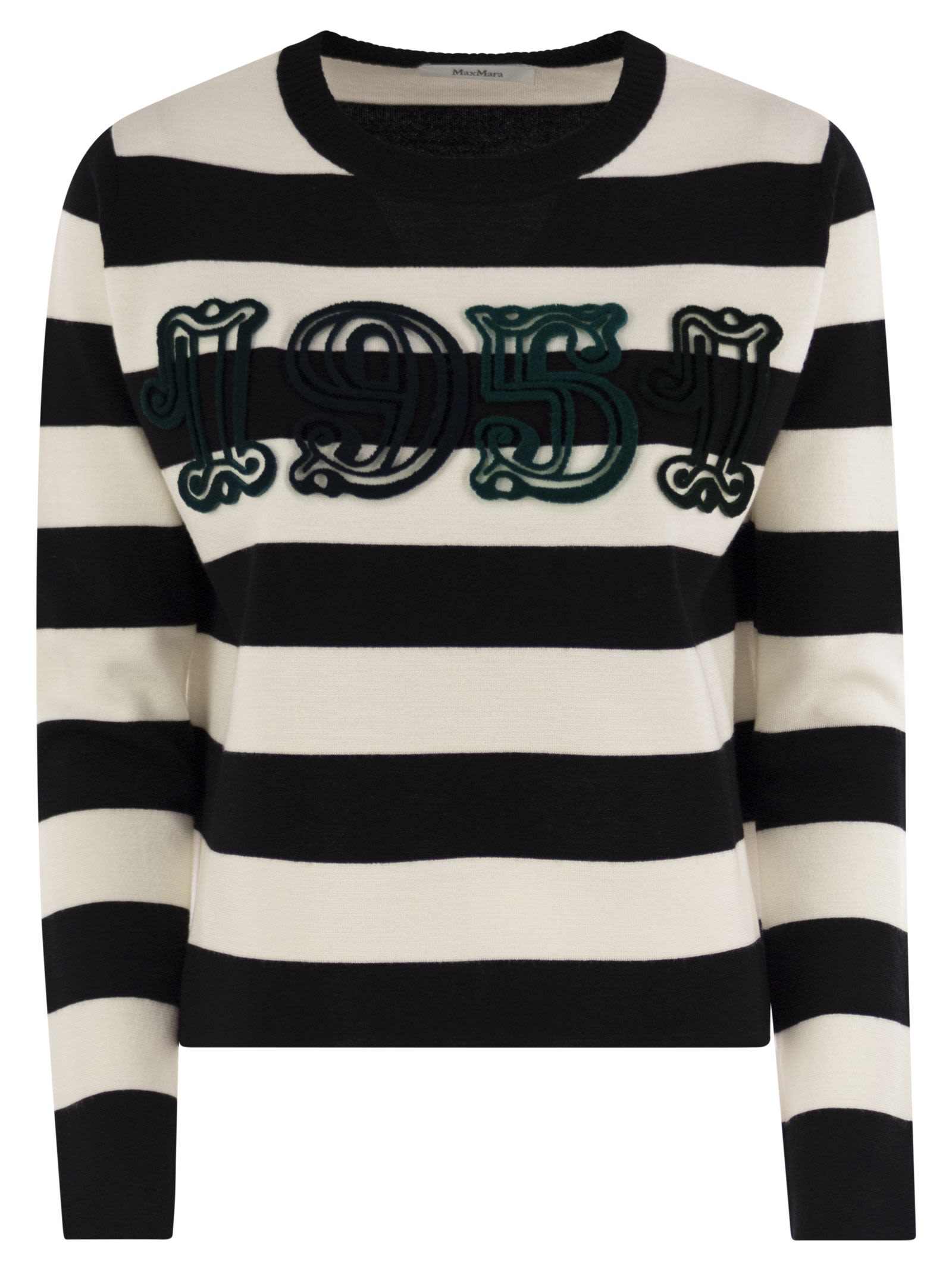 Max Mara Women Viterbo - Wool Sweater With Embroidery MAX MARA