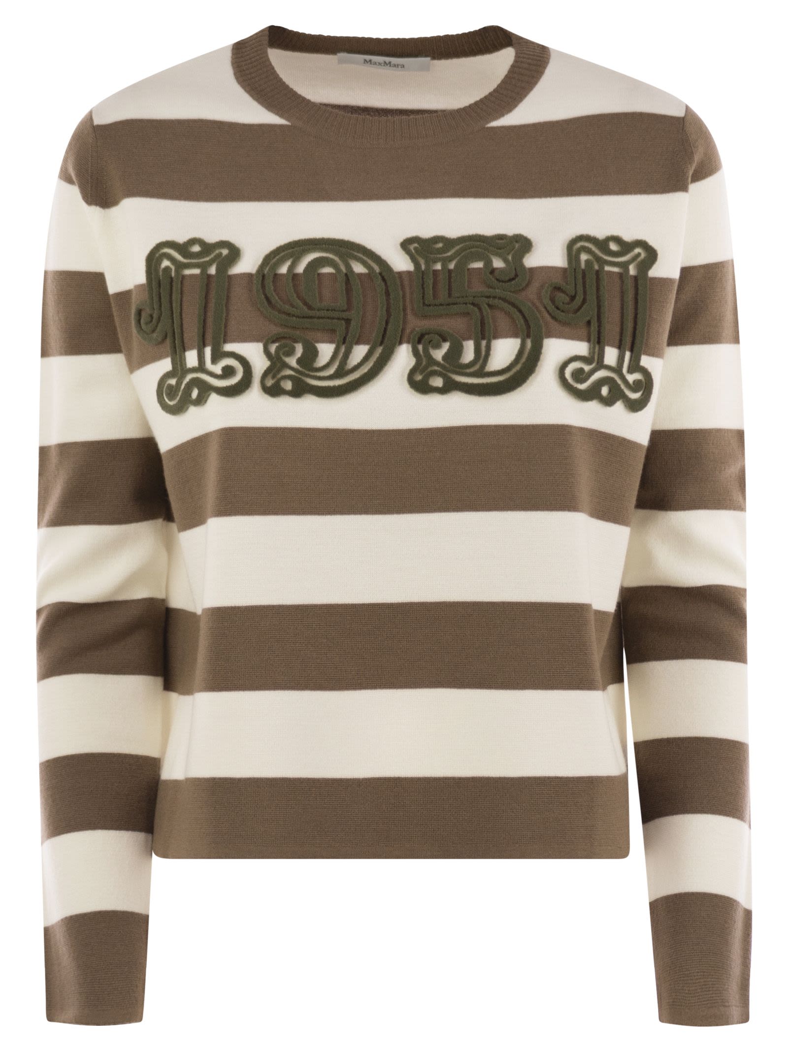 Max Mara Women Viterbo - Wool Sweater With Embroidery MAX MARA