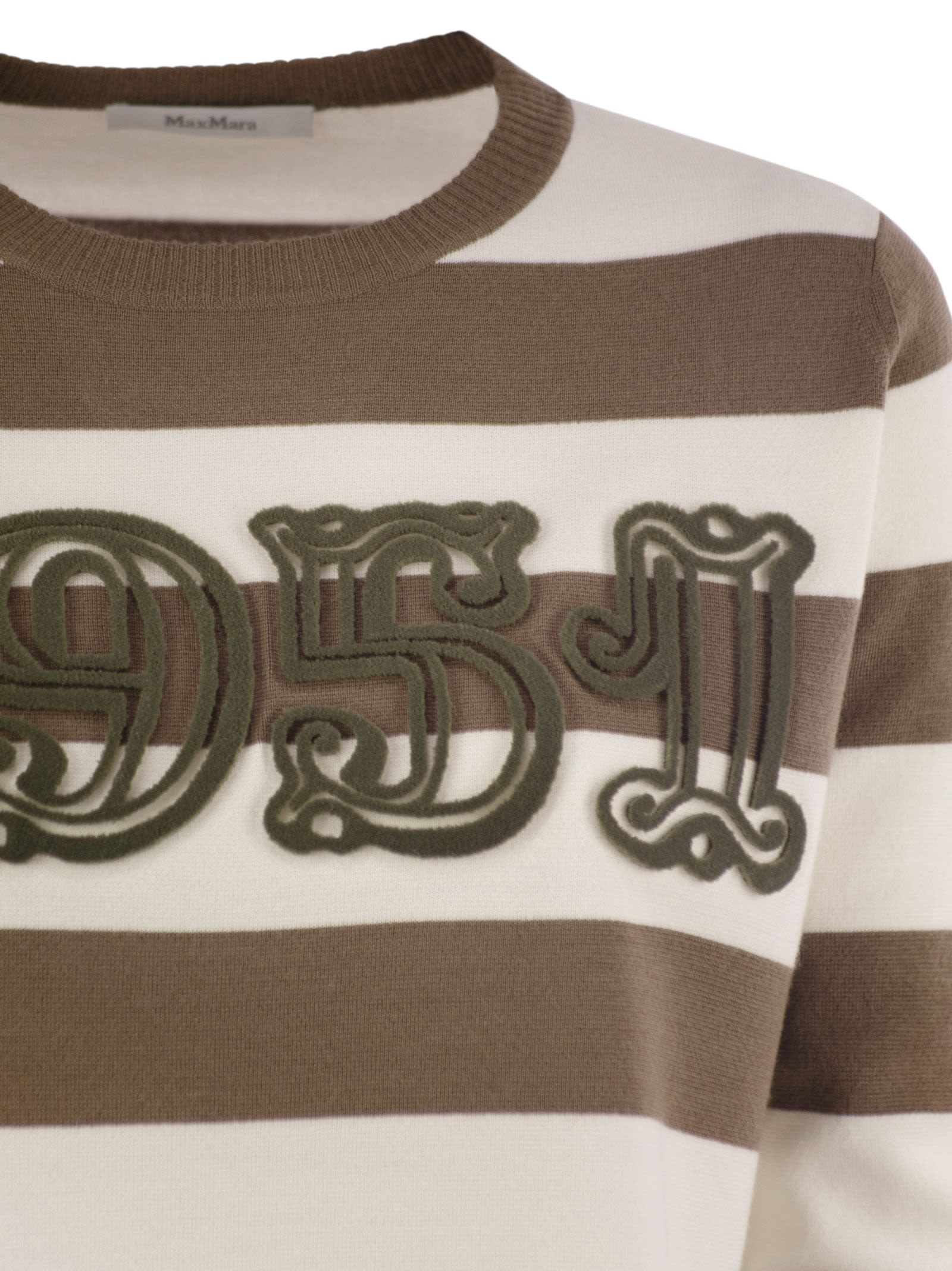 Max Mara Women Viterbo - Wool Sweater With Embroidery MAX MARA