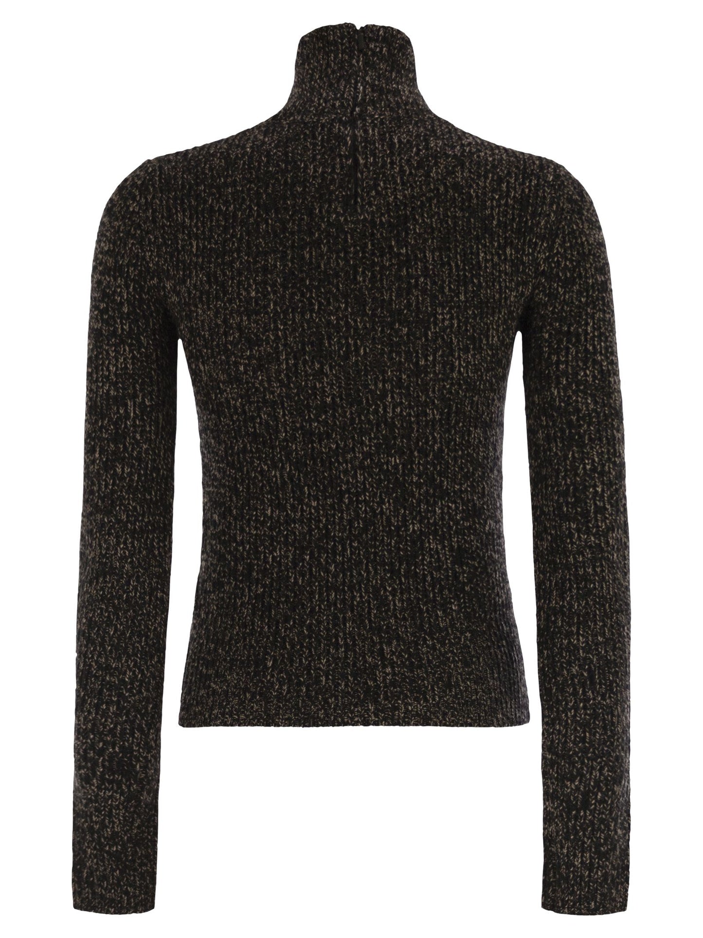 Maxmara Women Azulene1234 - Wool And Cashmere Mouliné Turtleneck Jumper MAX MARA