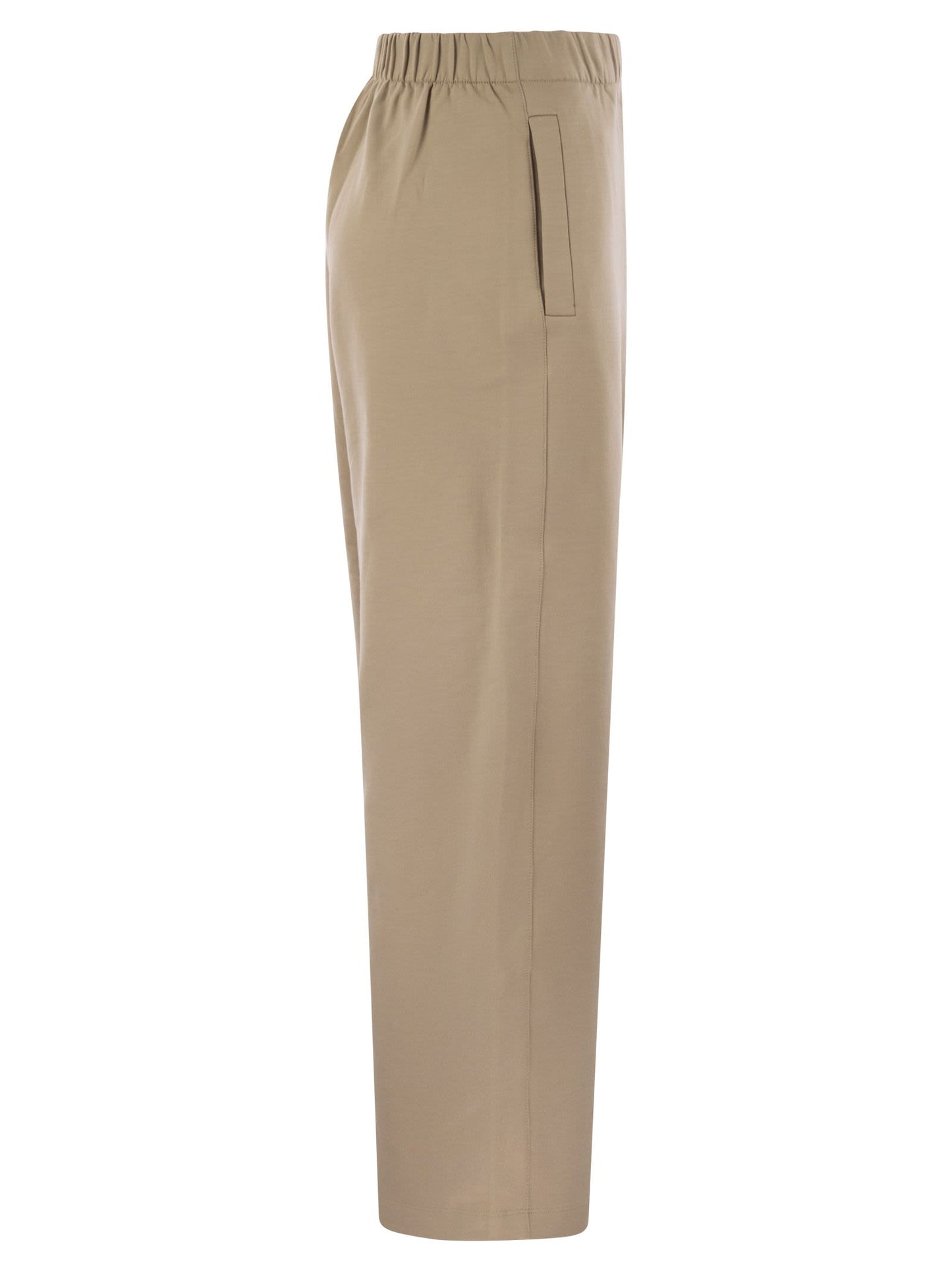 Max Mara Women Filovia - Silk And Cotton Fleece Trousers MAX MARA
