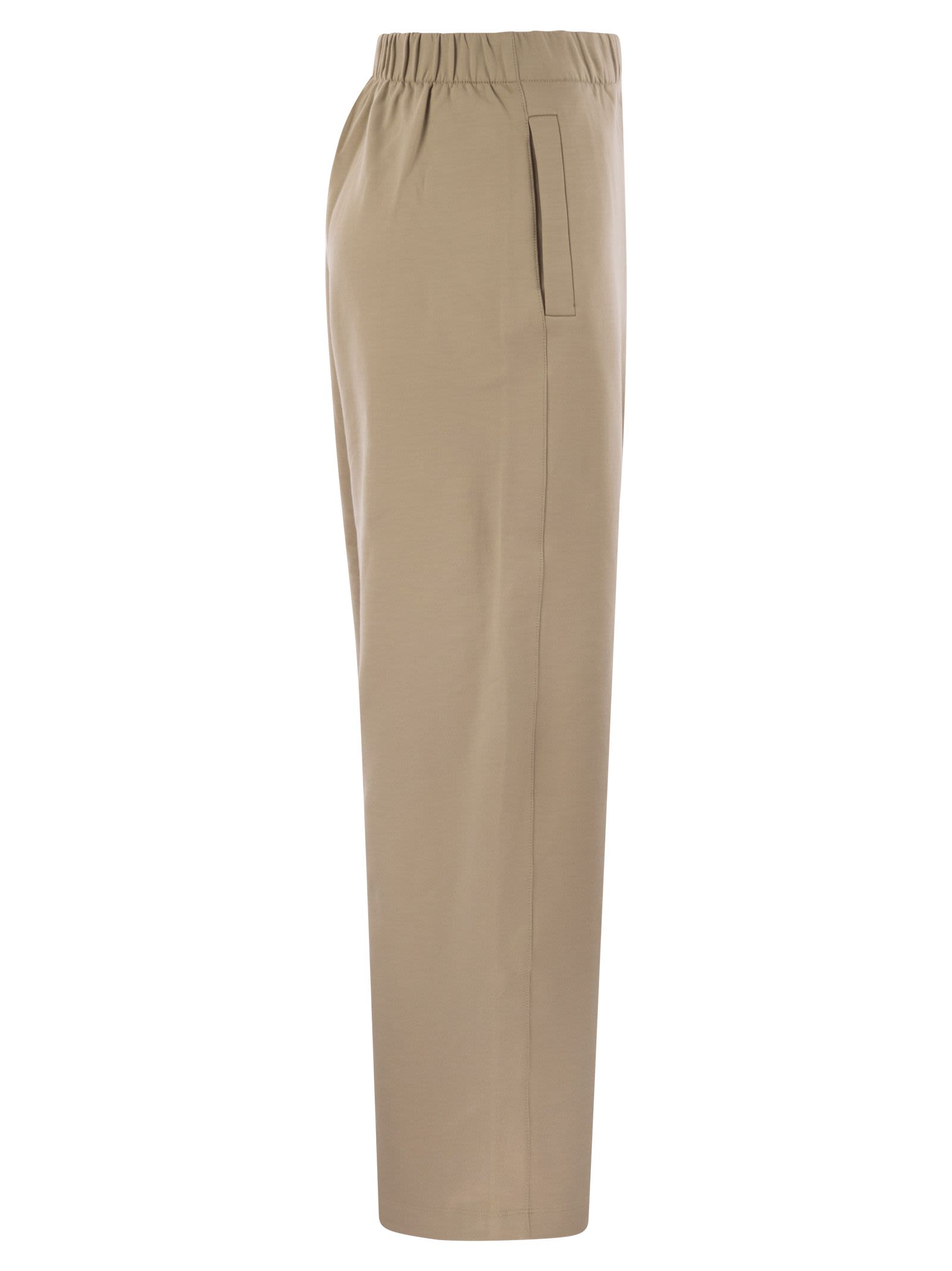 Max Mara Women Filovia - Silk And Cotton Fleece Trousers MAX MARA