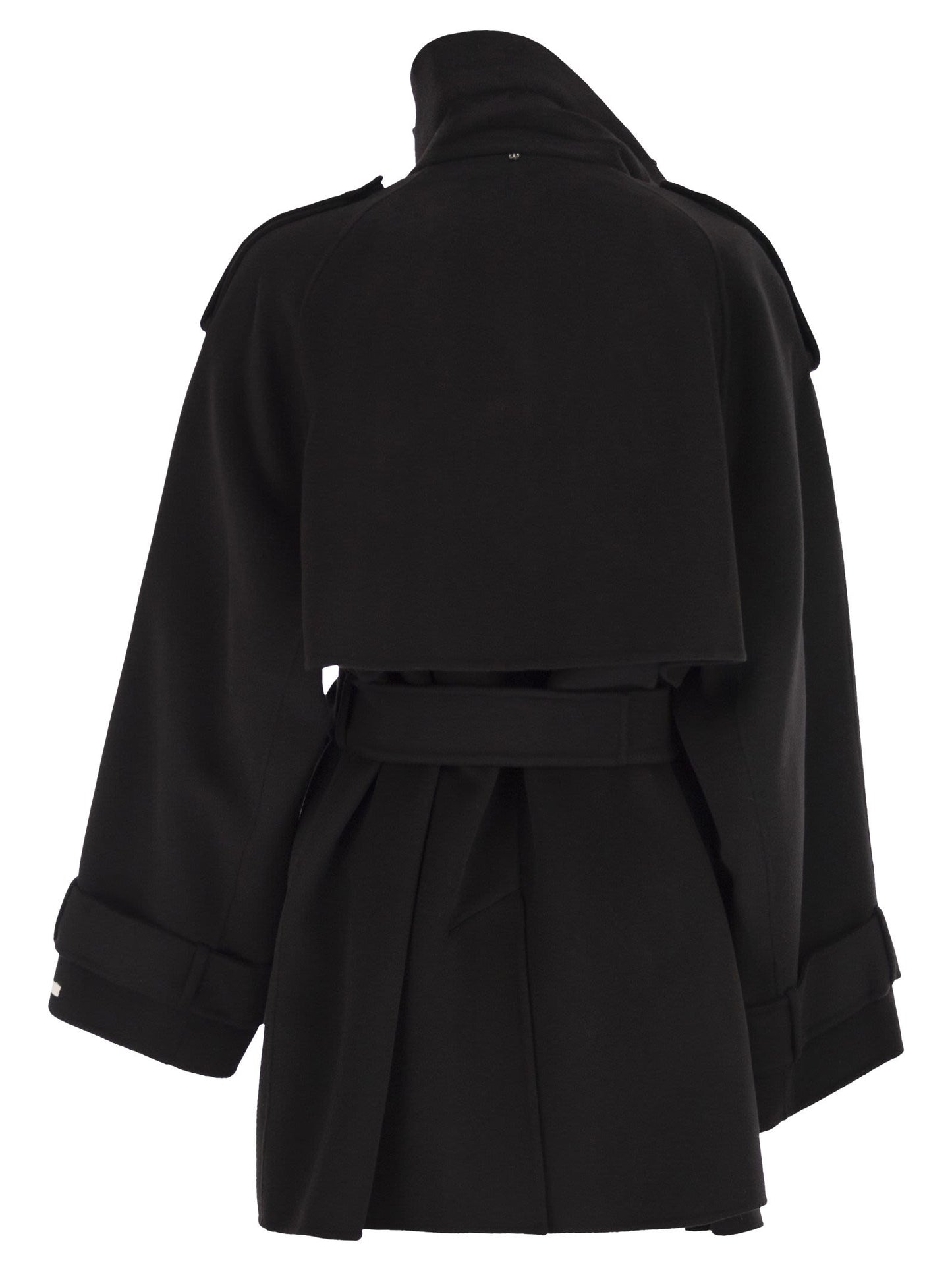 Sportmax Women Bouquet1234 - Short Wool Trench Coat SPORTMAX