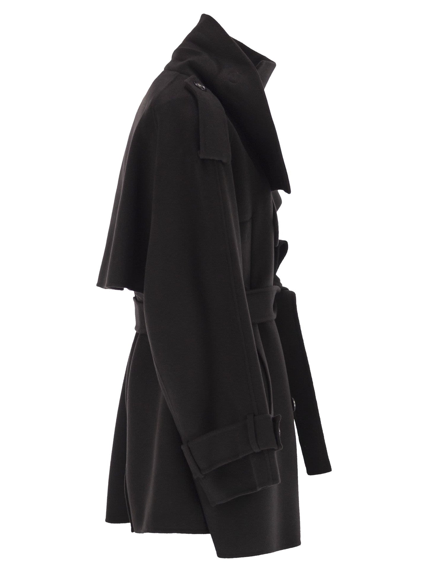 Sportmax Women Bouquet1234 - Short Wool Trench Coat SPORTMAX