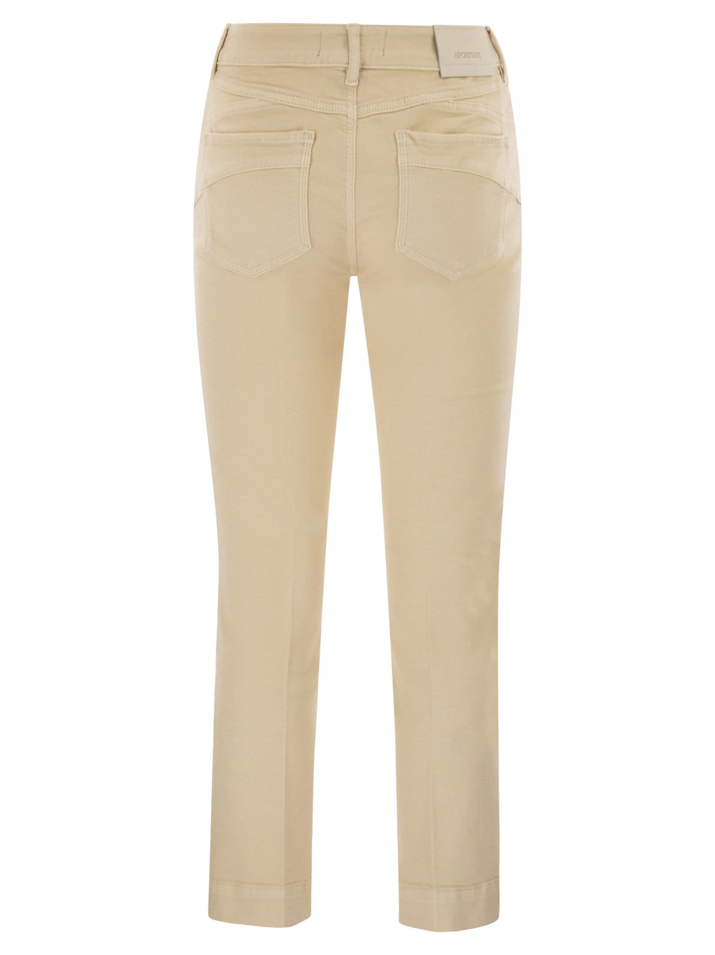 Sportmax Women Enna - Denim Pants With Mini Flare Line SPORTMAX