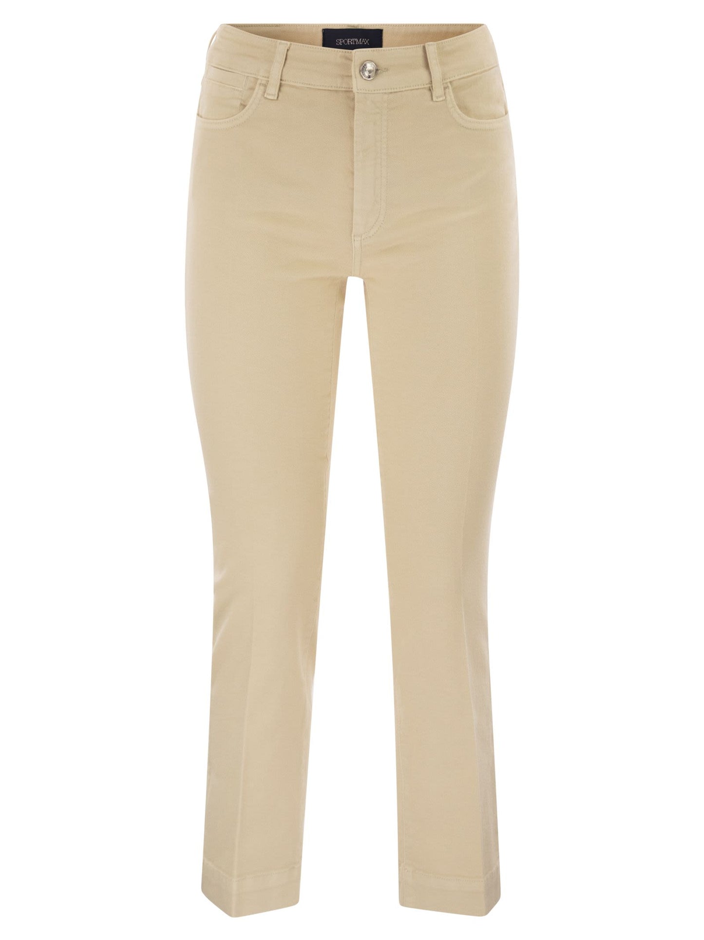 Sportmax Women Enna - Denim Pants With Mini Flare Line SPORTMAX