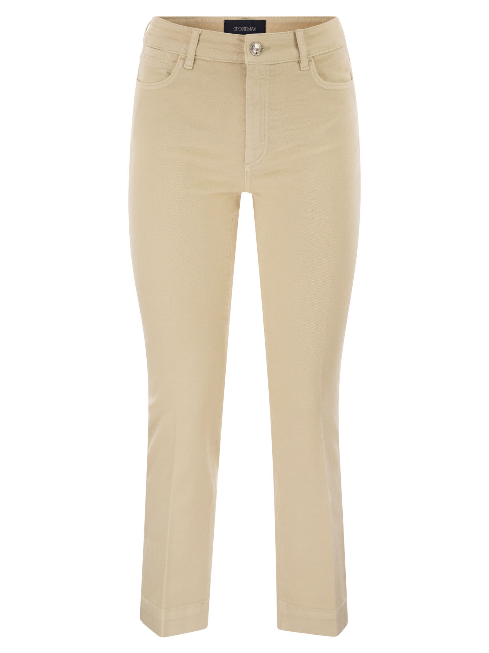 Sportmax Women Enna - Denim Pants With Mini Flare Line SPORTMAX