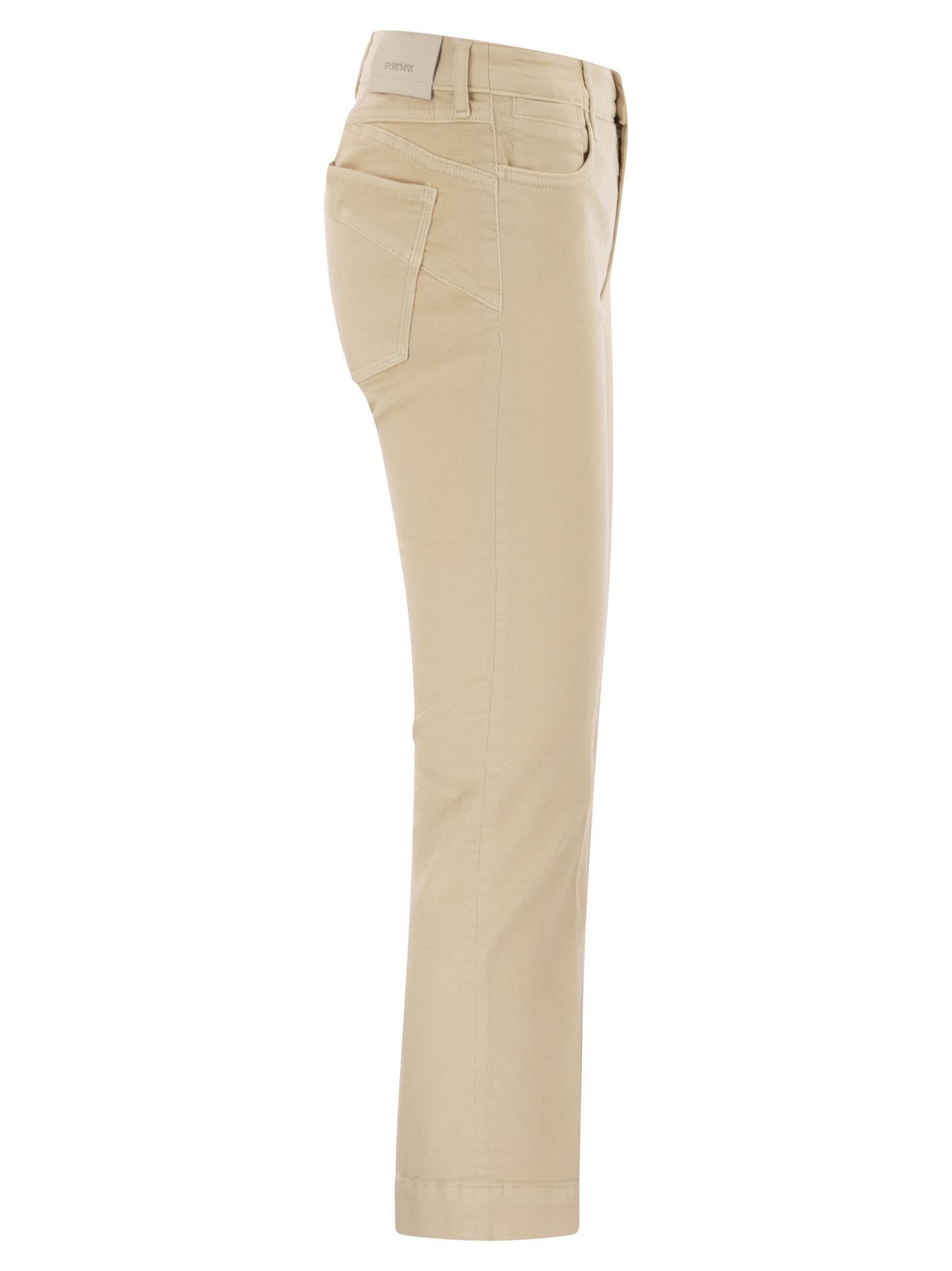 Sportmax Women Enna - Denim Pants With Mini Flare Line SPORTMAX