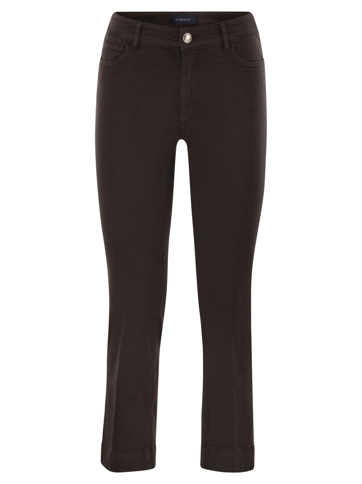 Sportmax Women Enna - Denim Pants With Mini Flare Line SPORTMAX