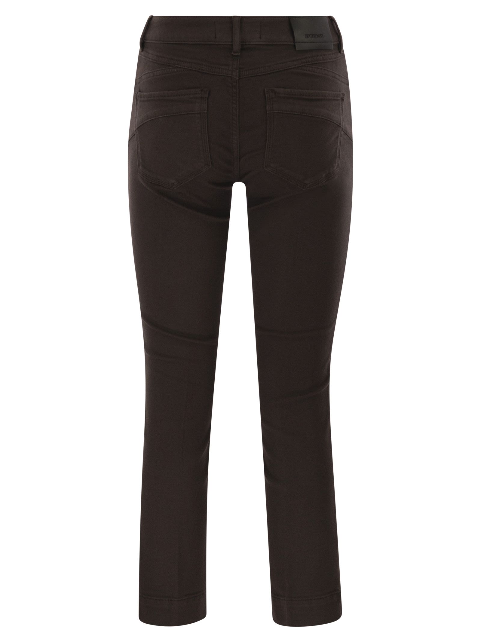 Sportmax Women Enna - Denim Pants With Mini Flare Line SPORTMAX
