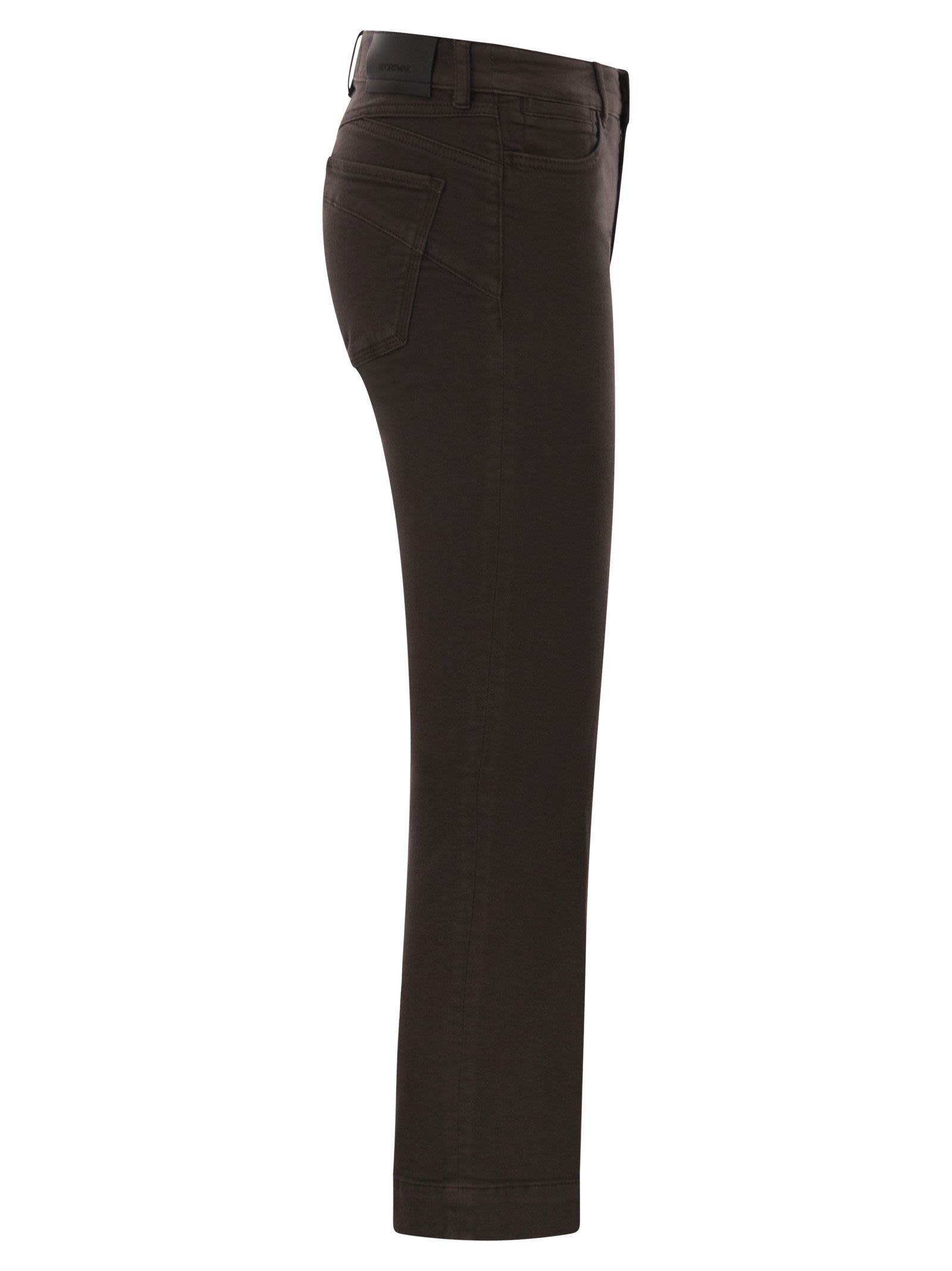 Sportmax Women Enna - Denim Pants With Mini Flare Line SPORTMAX