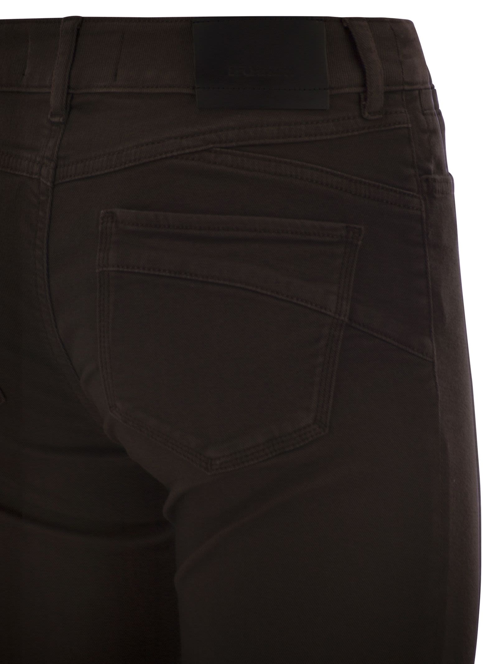 Sportmax Women Enna - Denim Pants With Mini Flare Line SPORTMAX