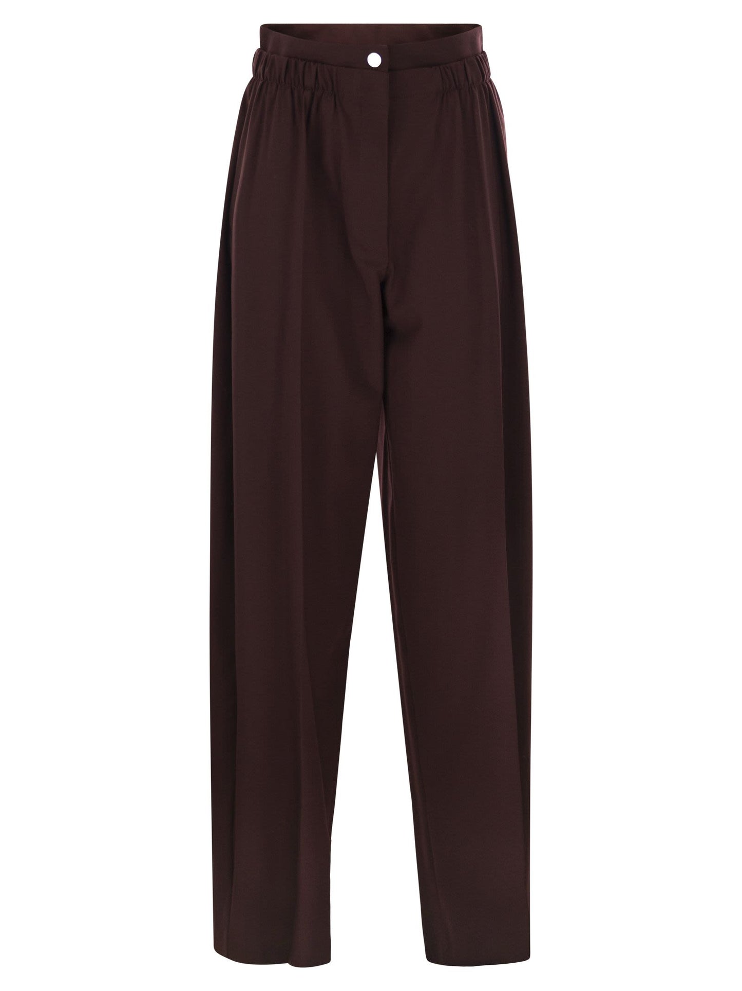 Sportmax Women Quito - Wide-Leg Trousers In Stretch Wool SPORTMAX