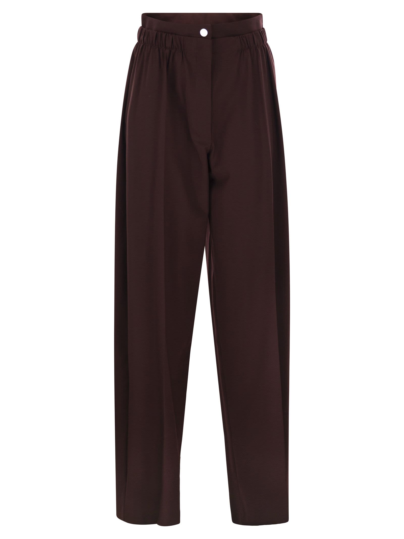 Sportmax Women Quito - Wide-Leg Trousers In Stretch Wool SPORTMAX