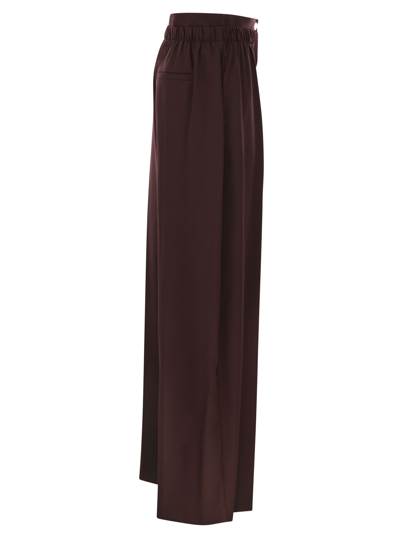 Sportmax Women Quito - Wide-Leg Trousers In Stretch Wool SPORTMAX