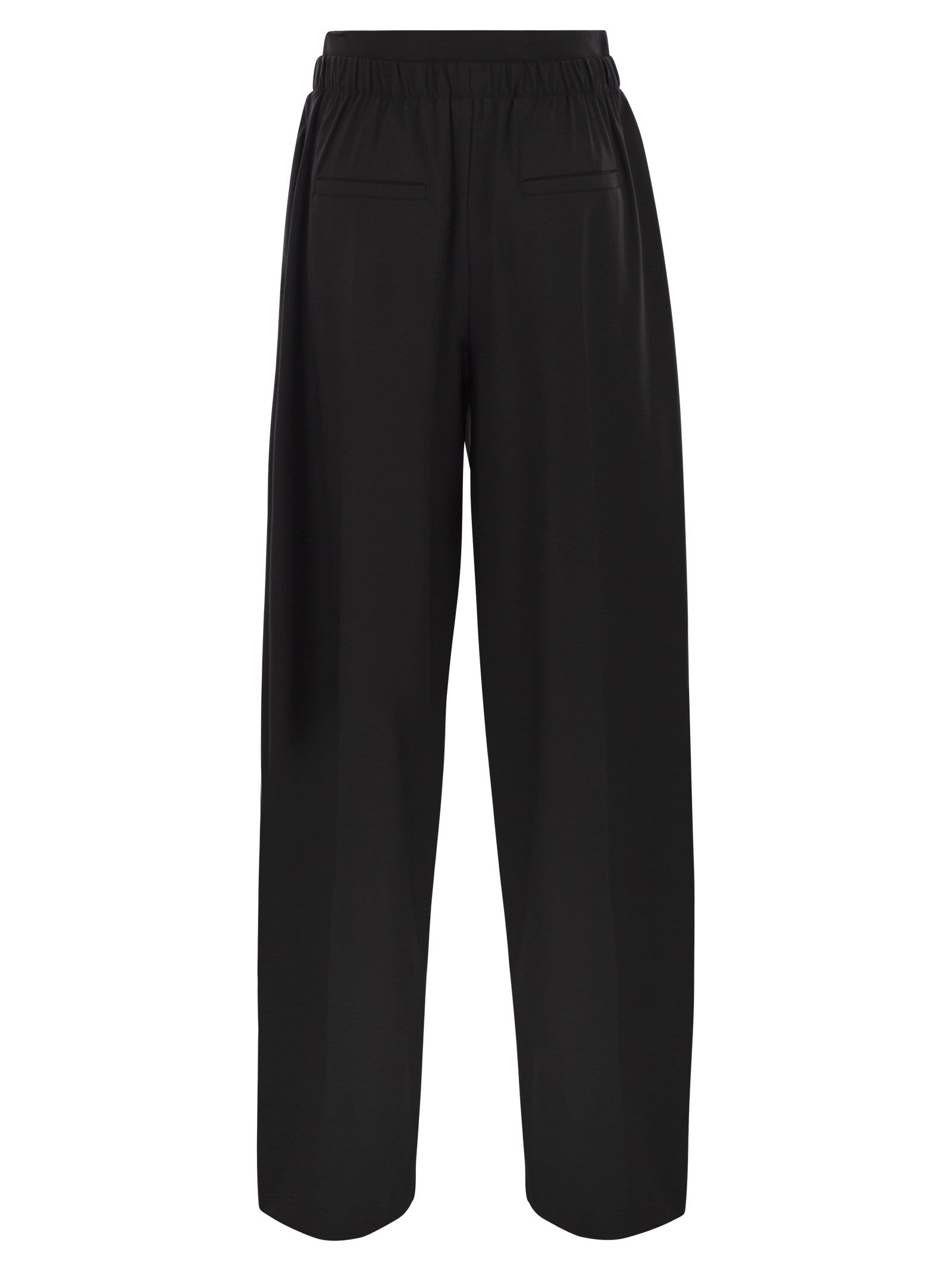Sportmax Women Quito - Wide-Leg Trousers In Stretch Wool SPORTMAX