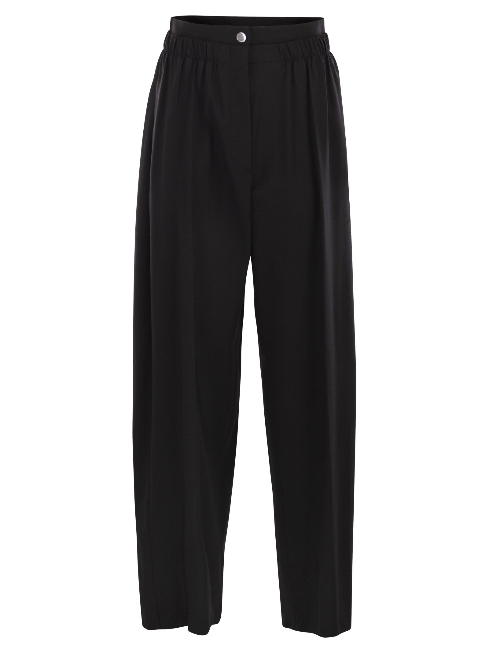 Sportmax Women Quito - Wide-Leg Trousers In Stretch Wool SPORTMAX