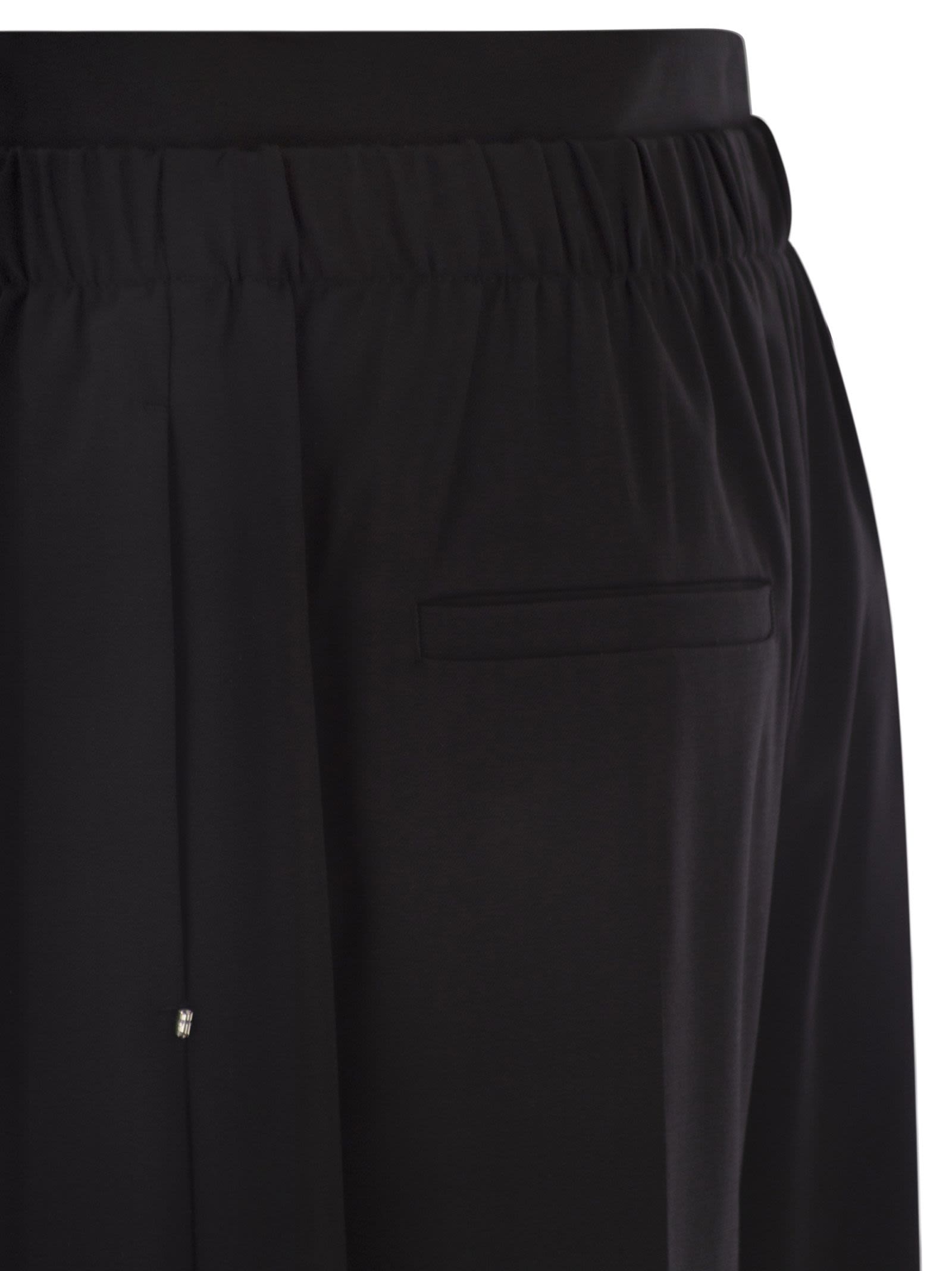 Sportmax Women Quito - Wide-Leg Trousers In Stretch Wool SPORTMAX