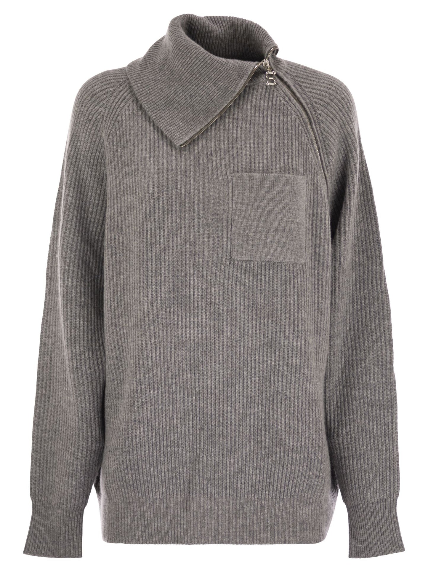 Sportmax Women Salpa - Cashmere-Blend Sweater With Zip SPORTMAX