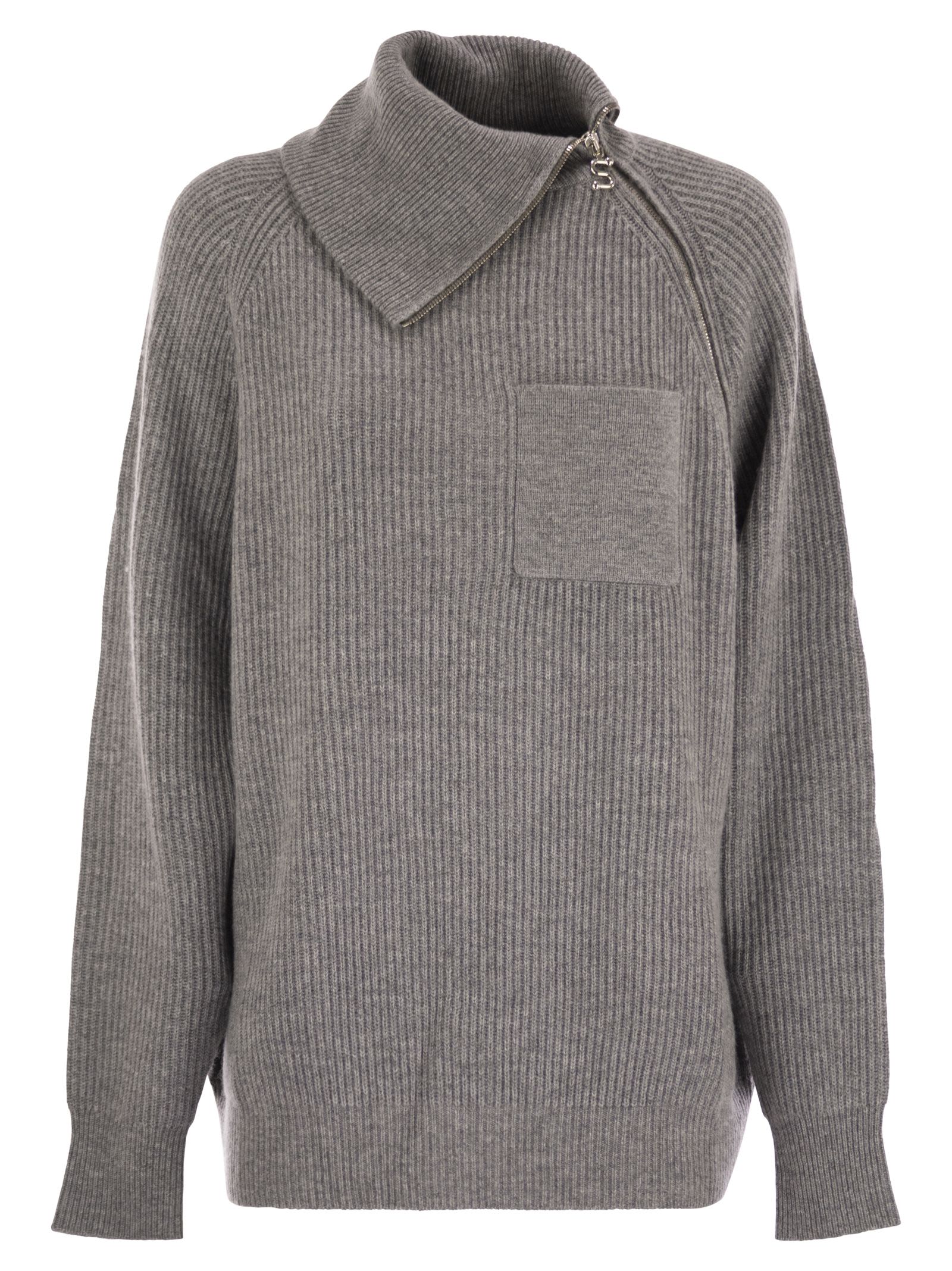 Sportmax Women Salpa - Cashmere-Blend Sweater With Zip SPORTMAX