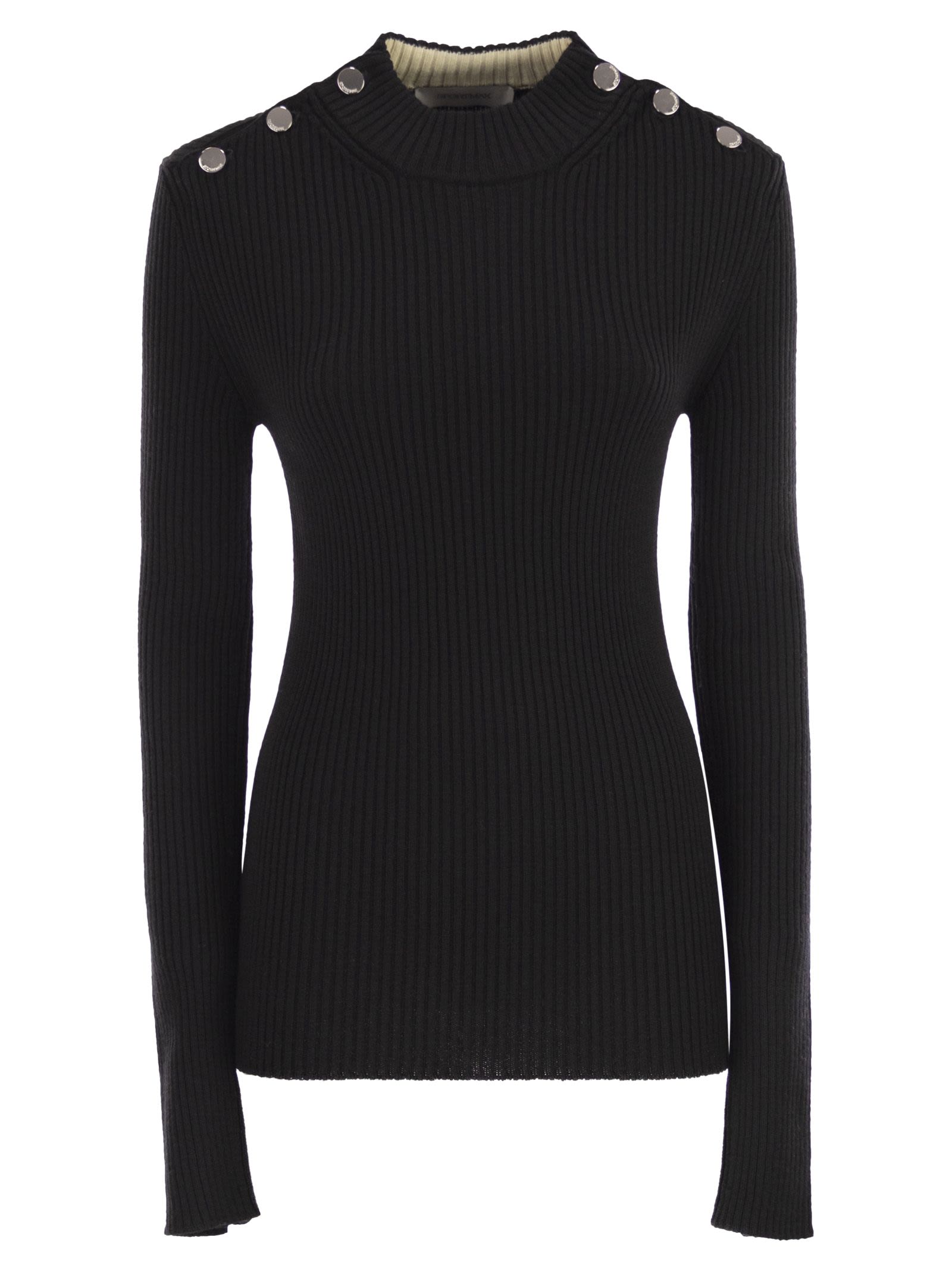 Sportmax Women Renania - Fitted Jumper With Buttons SPORTMAX