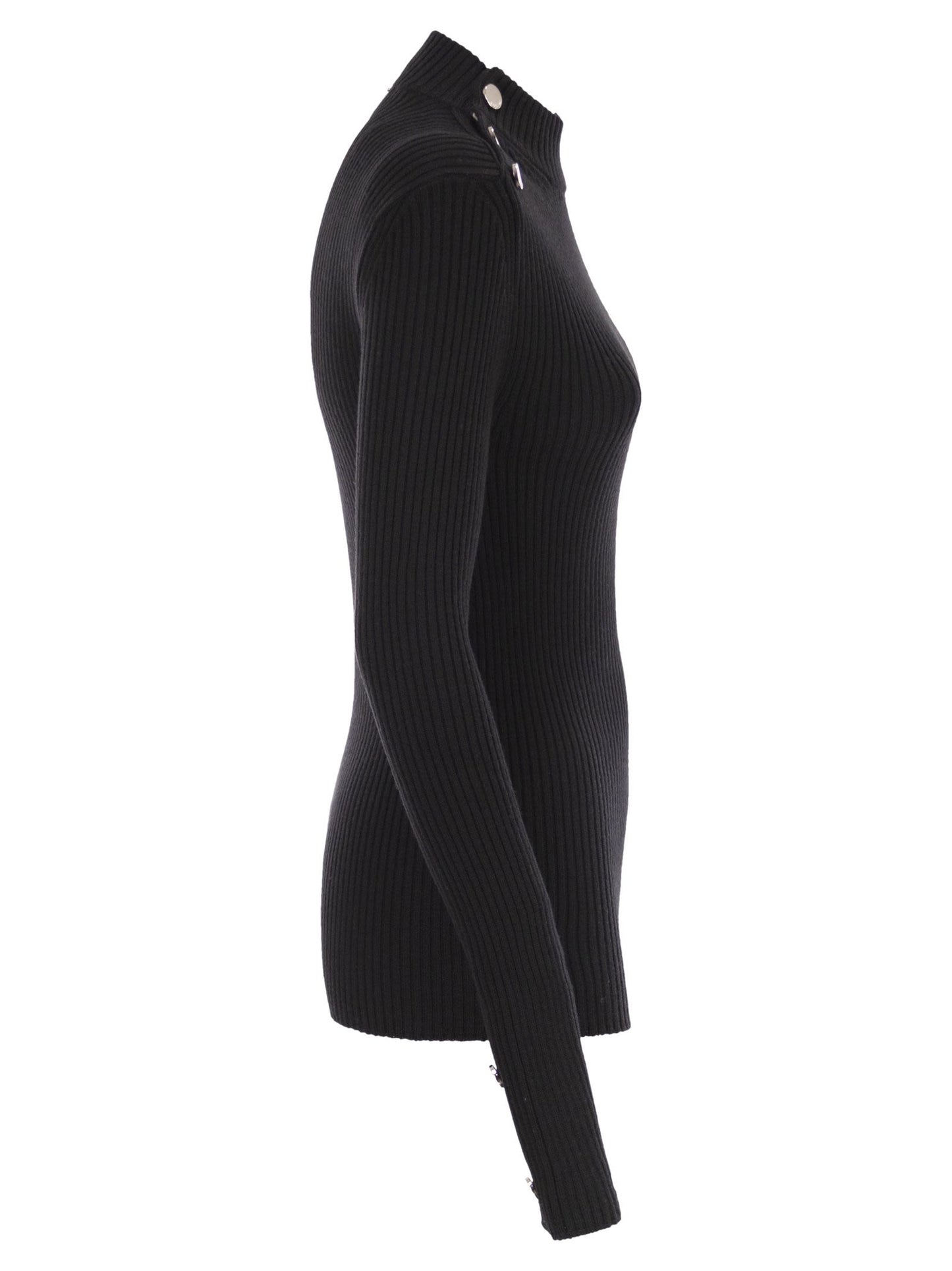 Sportmax Women Renania - Fitted Jumper With Buttons SPORTMAX